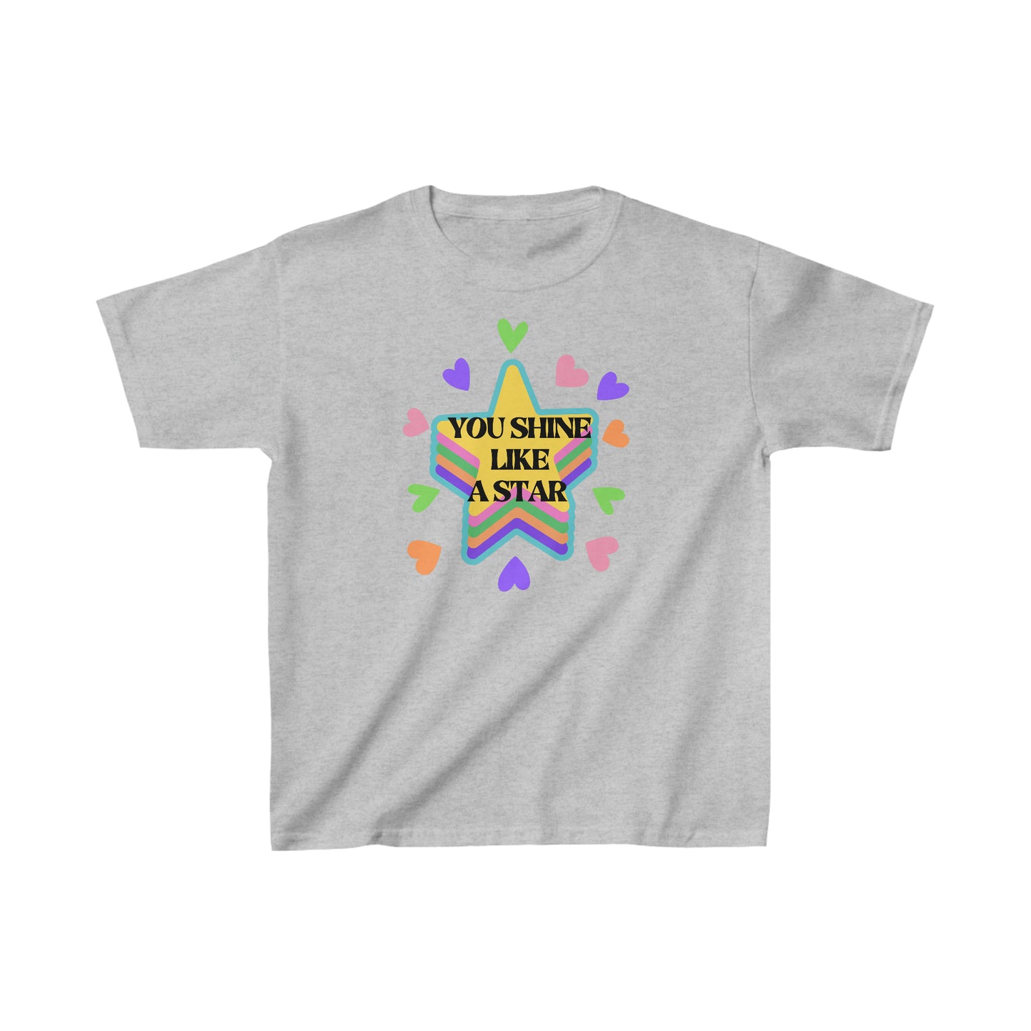 YOUTH - Allison's Design - You Shine Like A Star Heavy Cotton Tee