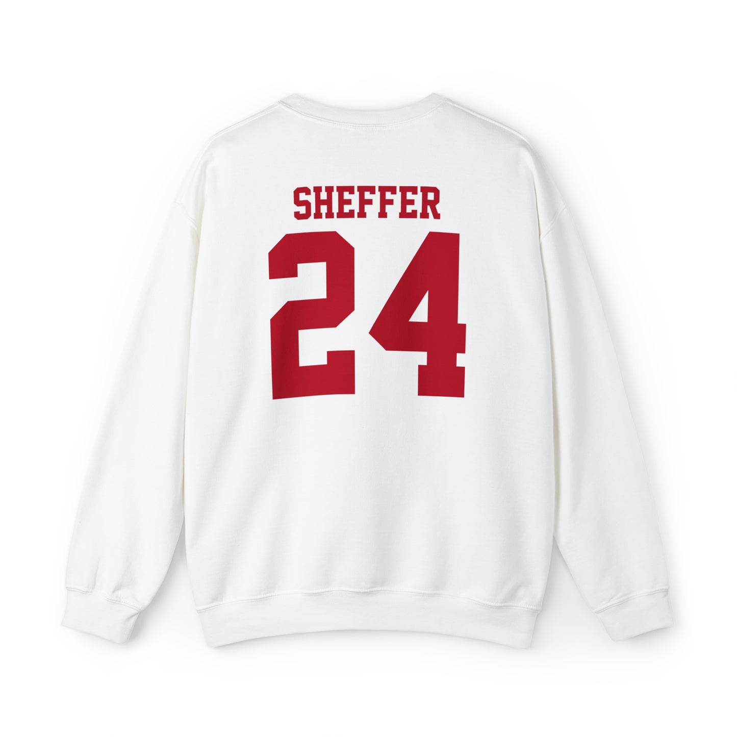 PERSONALIZED - Braves Basketball Mom Unisex Heavy Blend™ Crewneck Sweatshirt