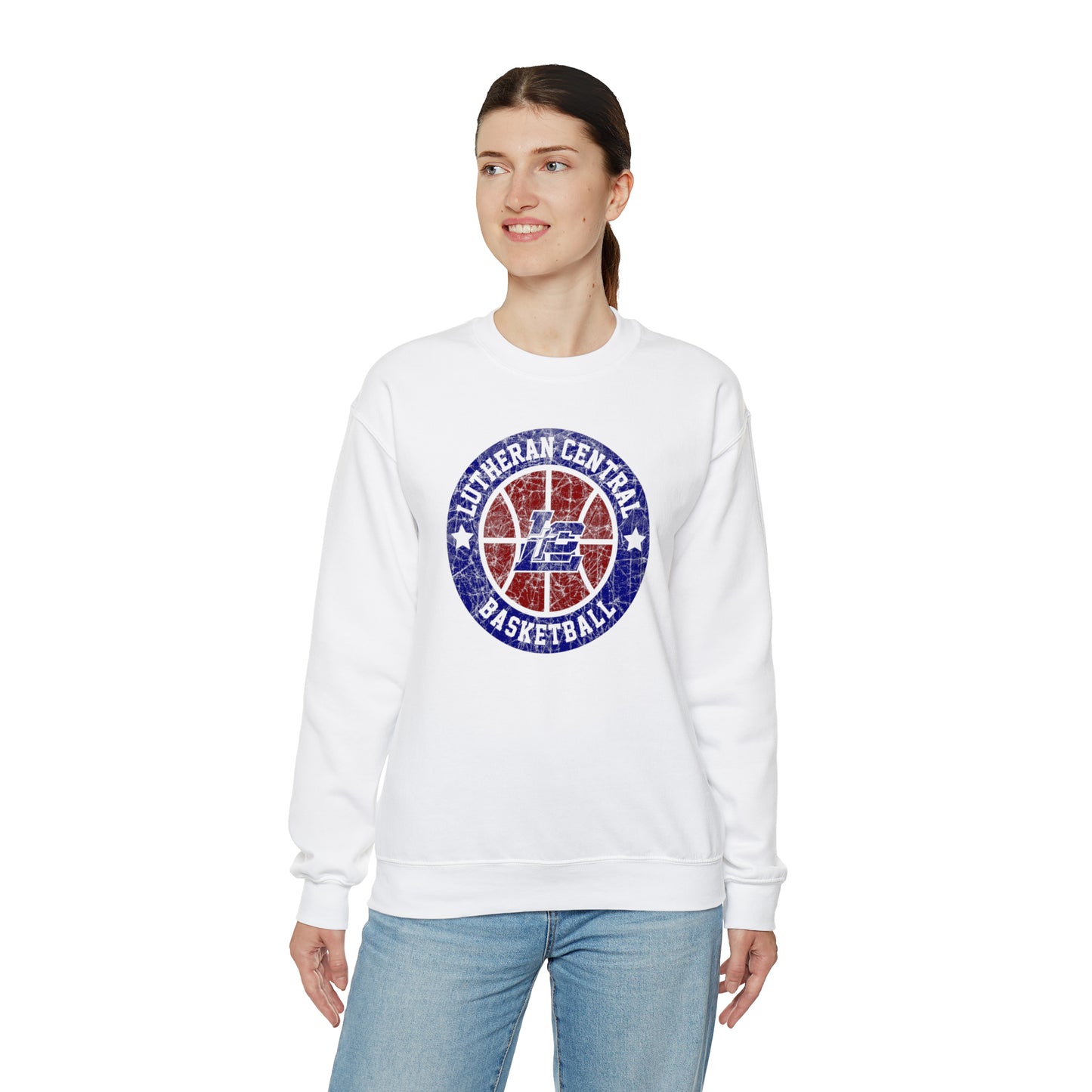 Vintage LC Saints Unisex Heavy Blend™ Crewneck Sweatshirt