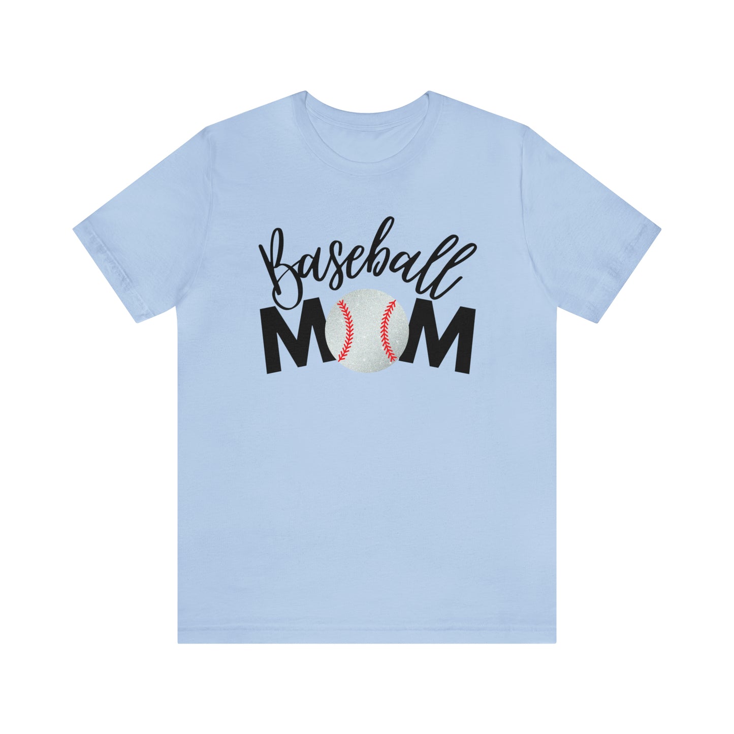 Baseball Mom Shimmer Short Sleeve Tee