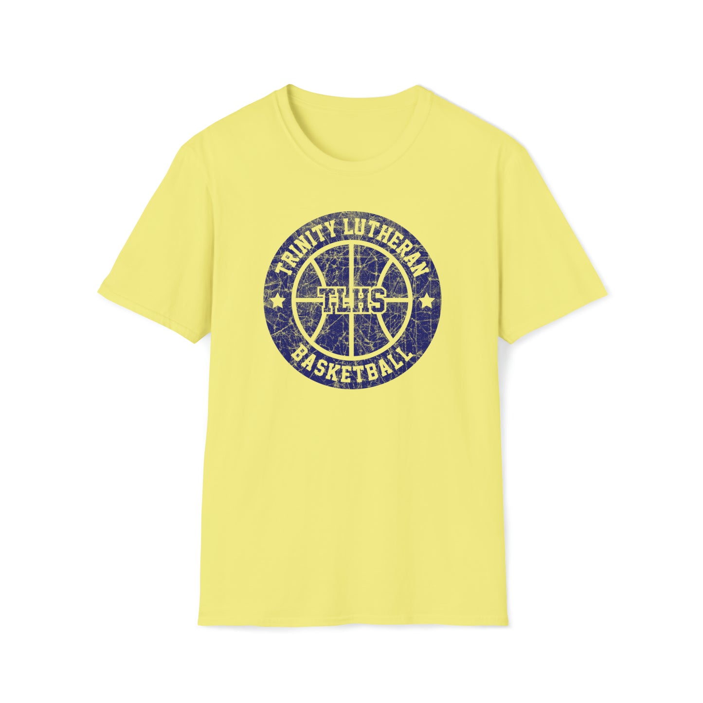 Vintage Trinity Lutheran Basketball Unisex Softstyle T-Shirt