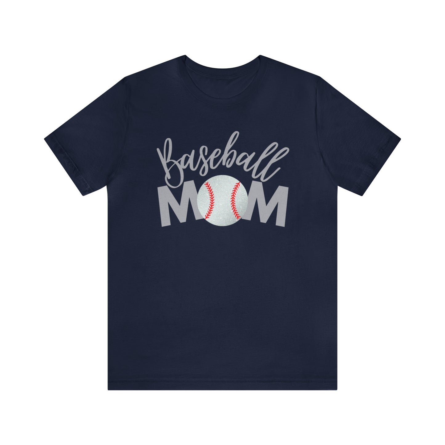 Baseball Mom Shimmer Short Sleeve Tee