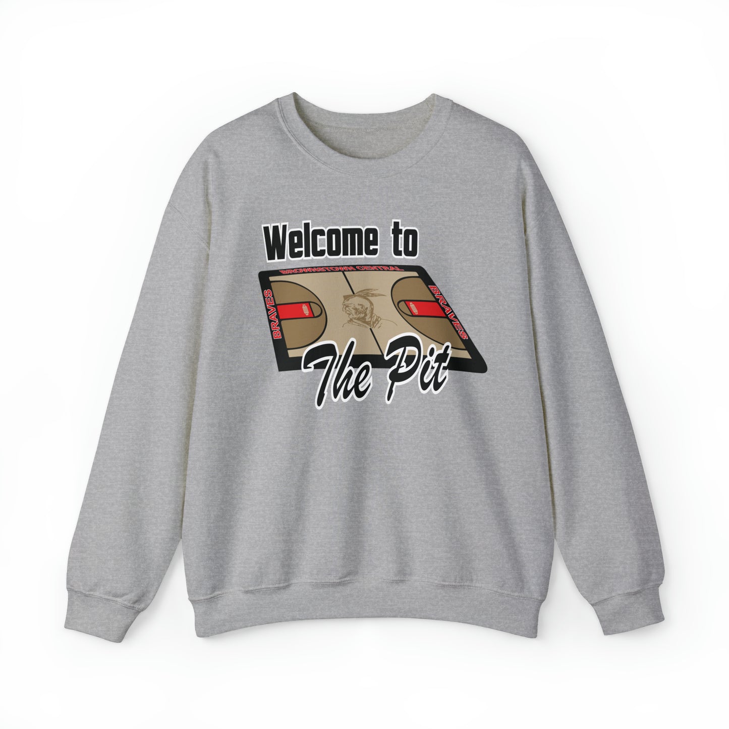 Welcome to The Pit Basketball Unisex Heavy Blend™ Crewneck Sweatshirt