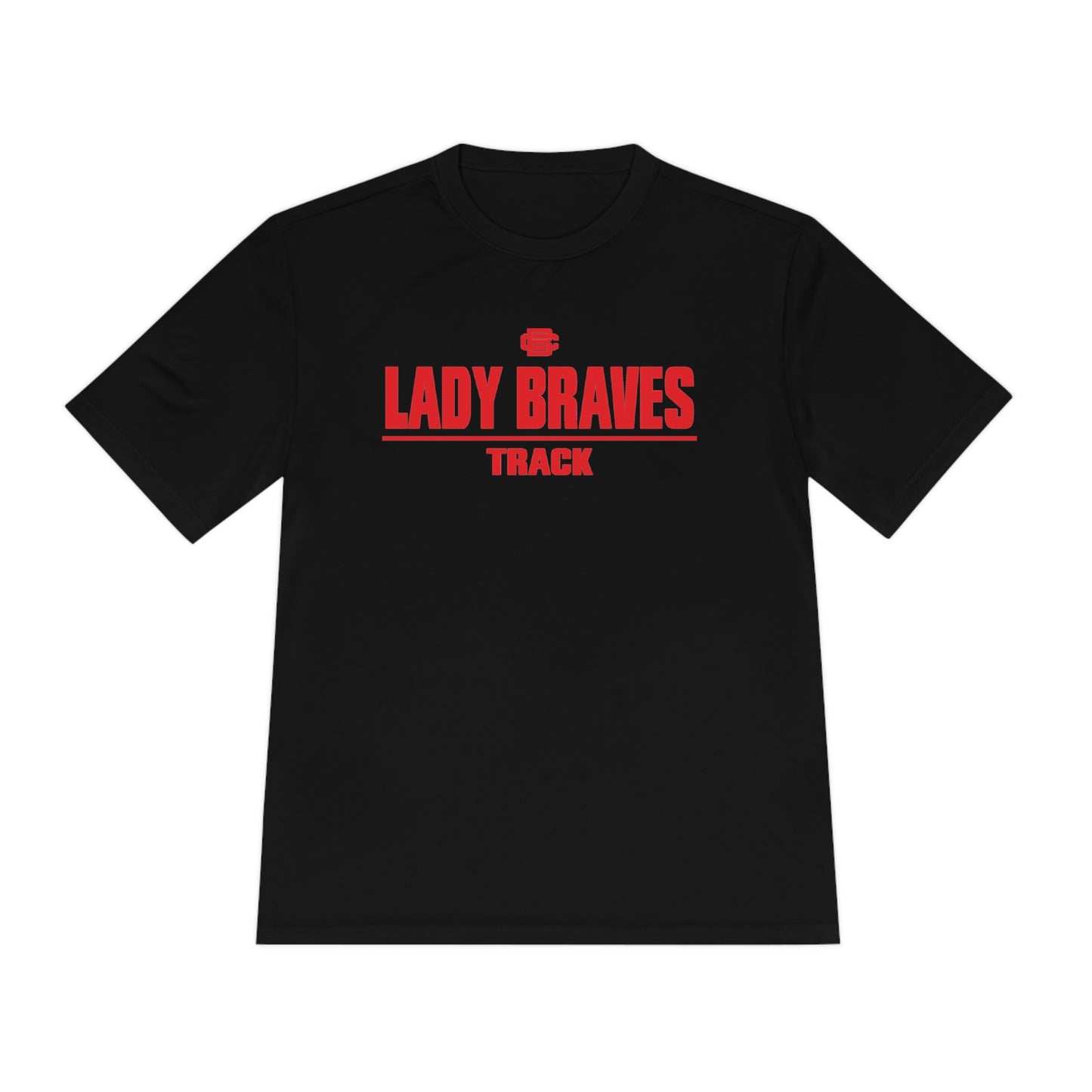 Lady Braves Track Moisture Wicking Tee