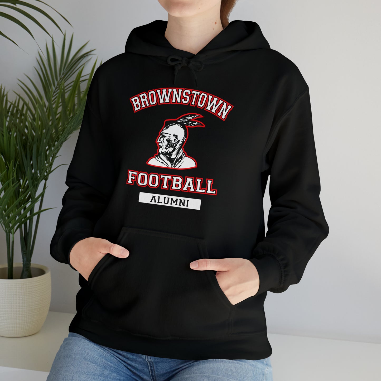 PERSONALIZED - Brownstown Football Alumni Unisex Heavy Blend™ Hooded Sweatshirt