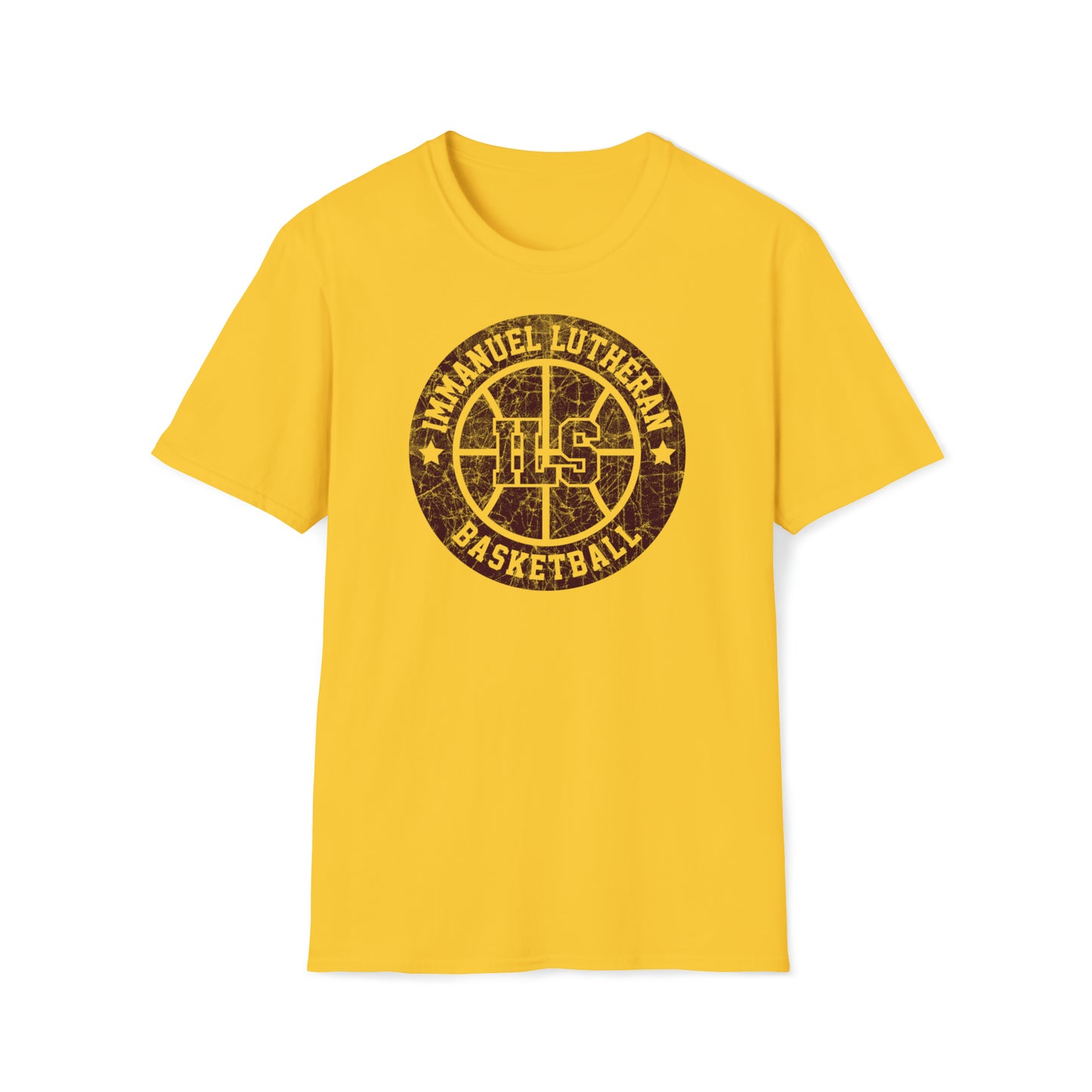 Vintage Immanuel Lutheran Basketball Unisex Softstyle T-Shirt