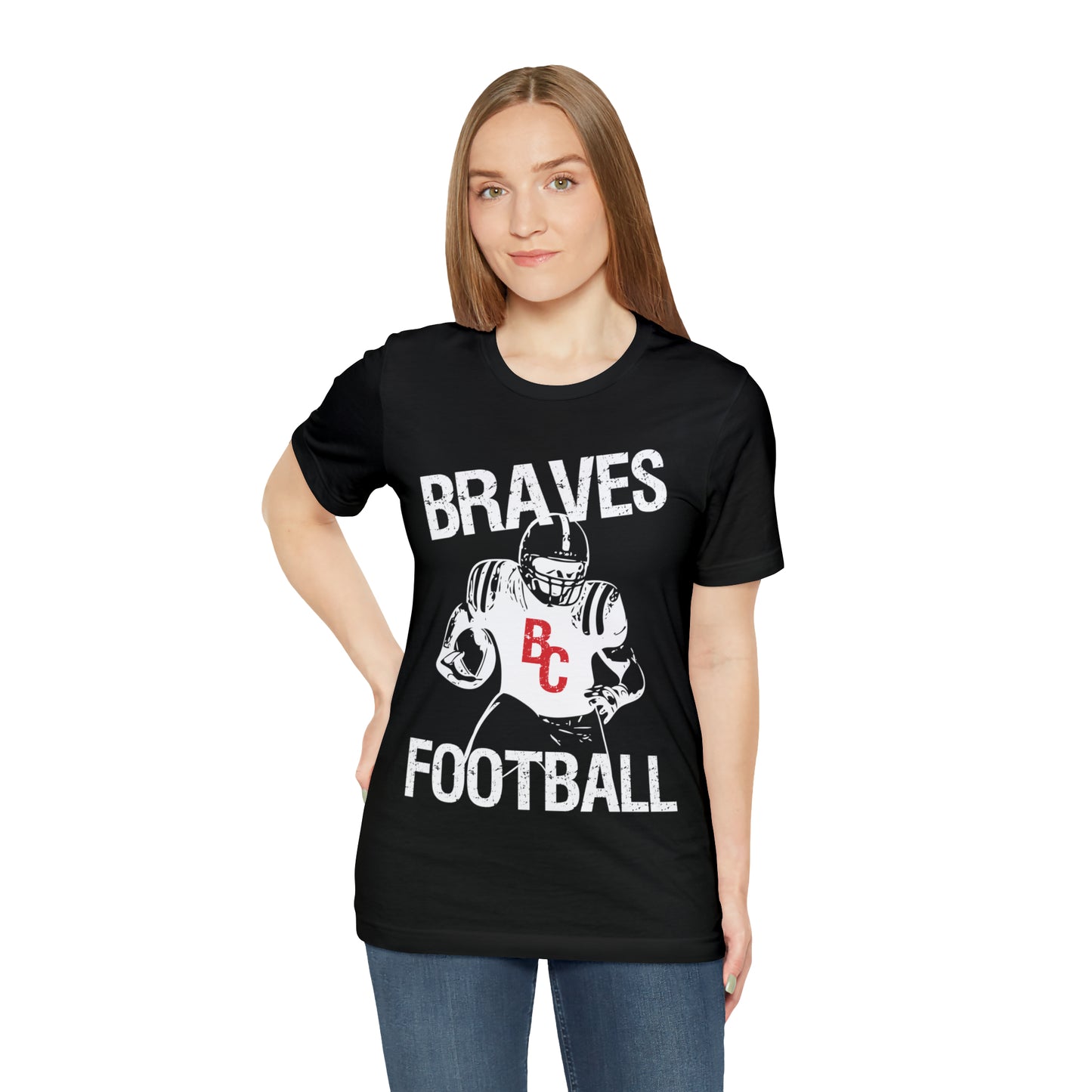 Vintage Braves Football Short Sleeve Tee