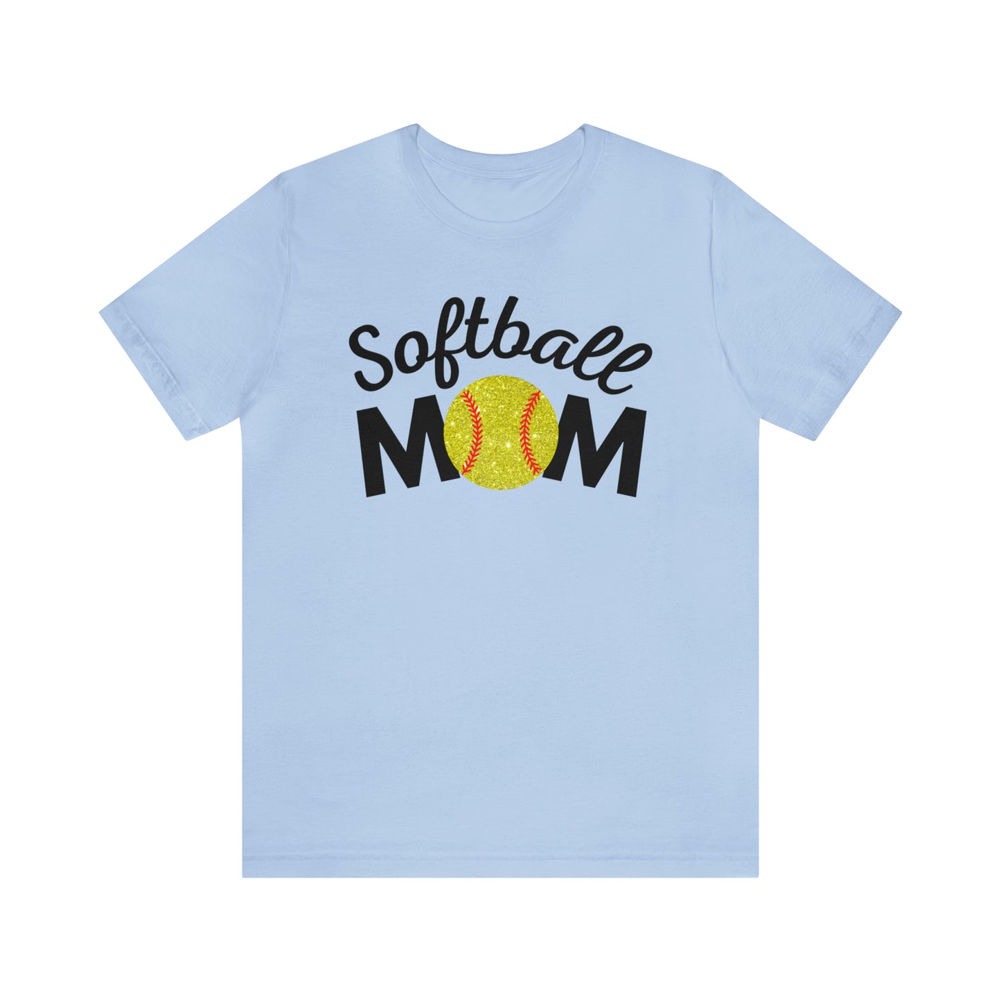 Softball Mom Shimmer Short Sleeve Tee