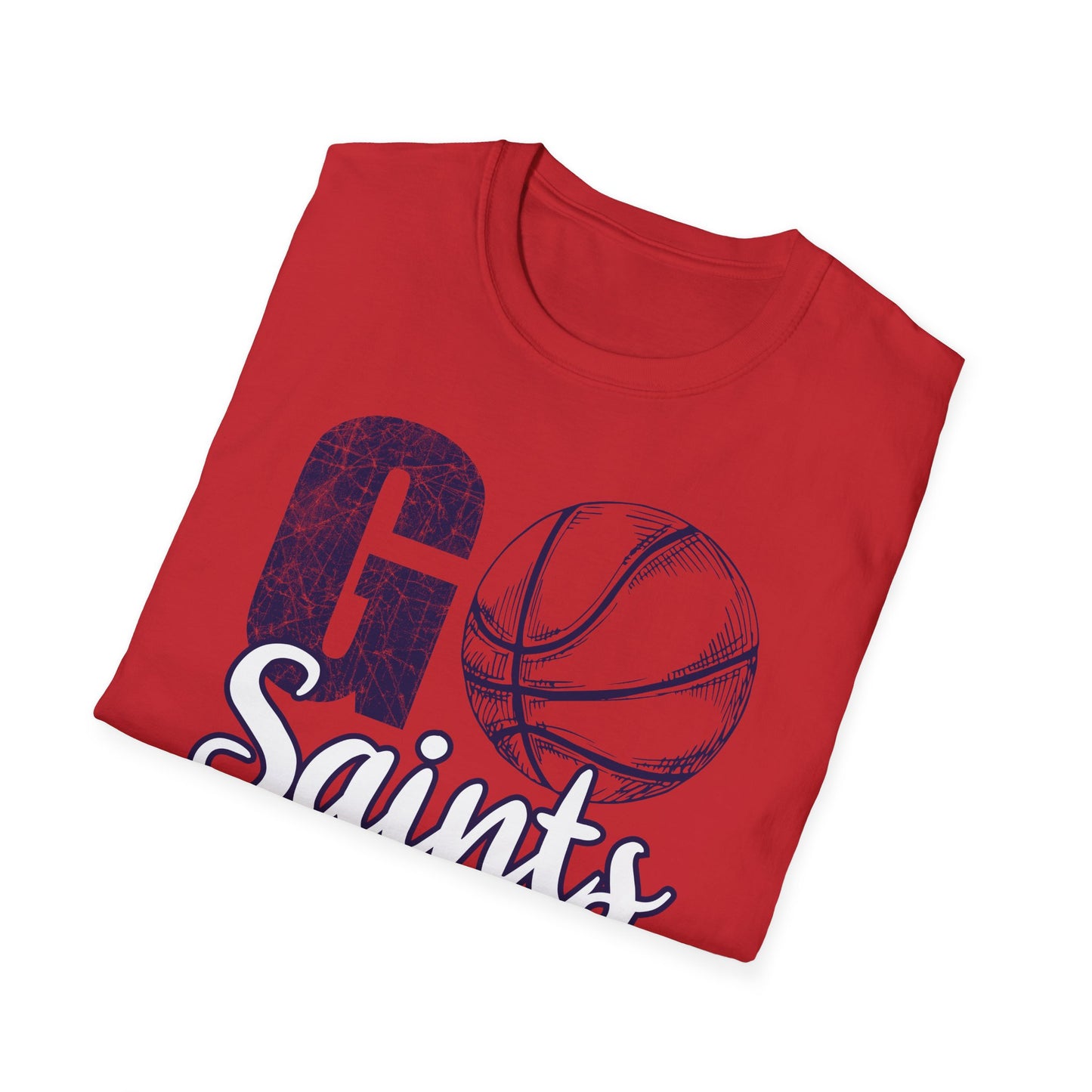 Go Saints Basketball Unisex Softstyle T-Shirt