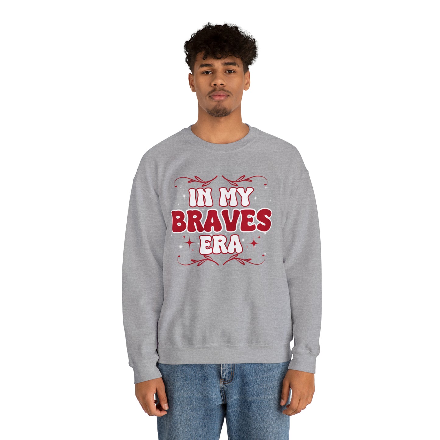 Braves Era Unisex Heavy Blend™ Crewneck Sweatshirt