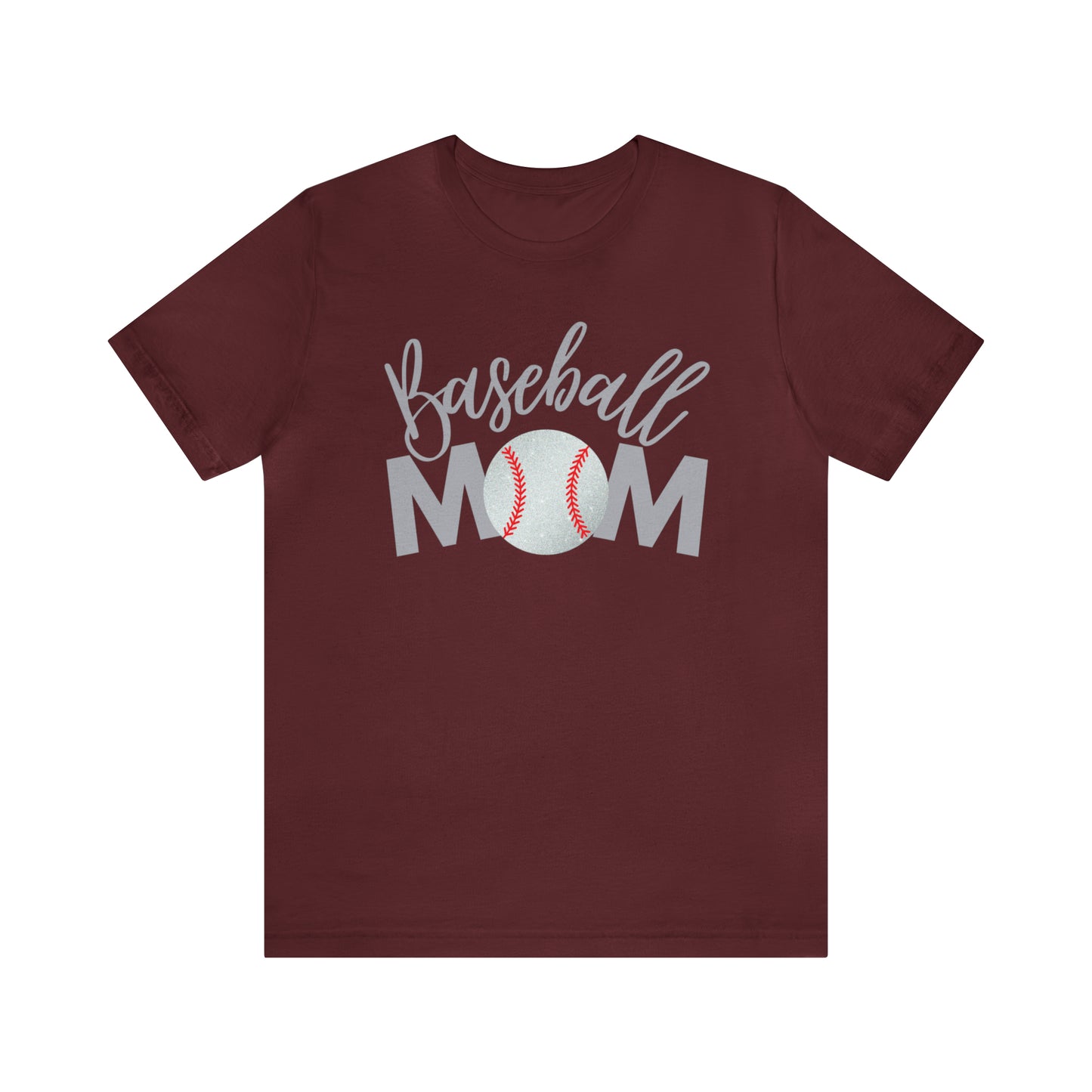 Baseball Mom Shimmer Short Sleeve Tee