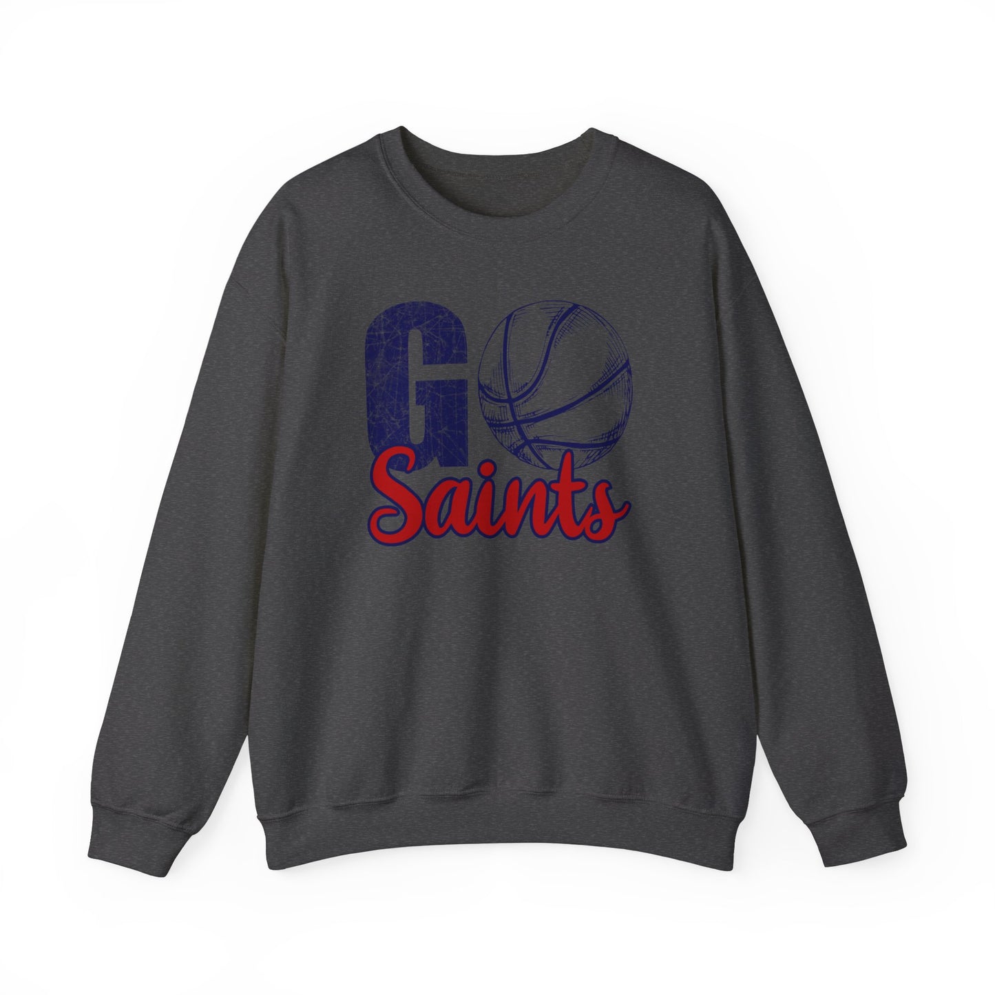 Go Saints Basketball Unisex Heavy Blend™ Crewneck Sweatshirt