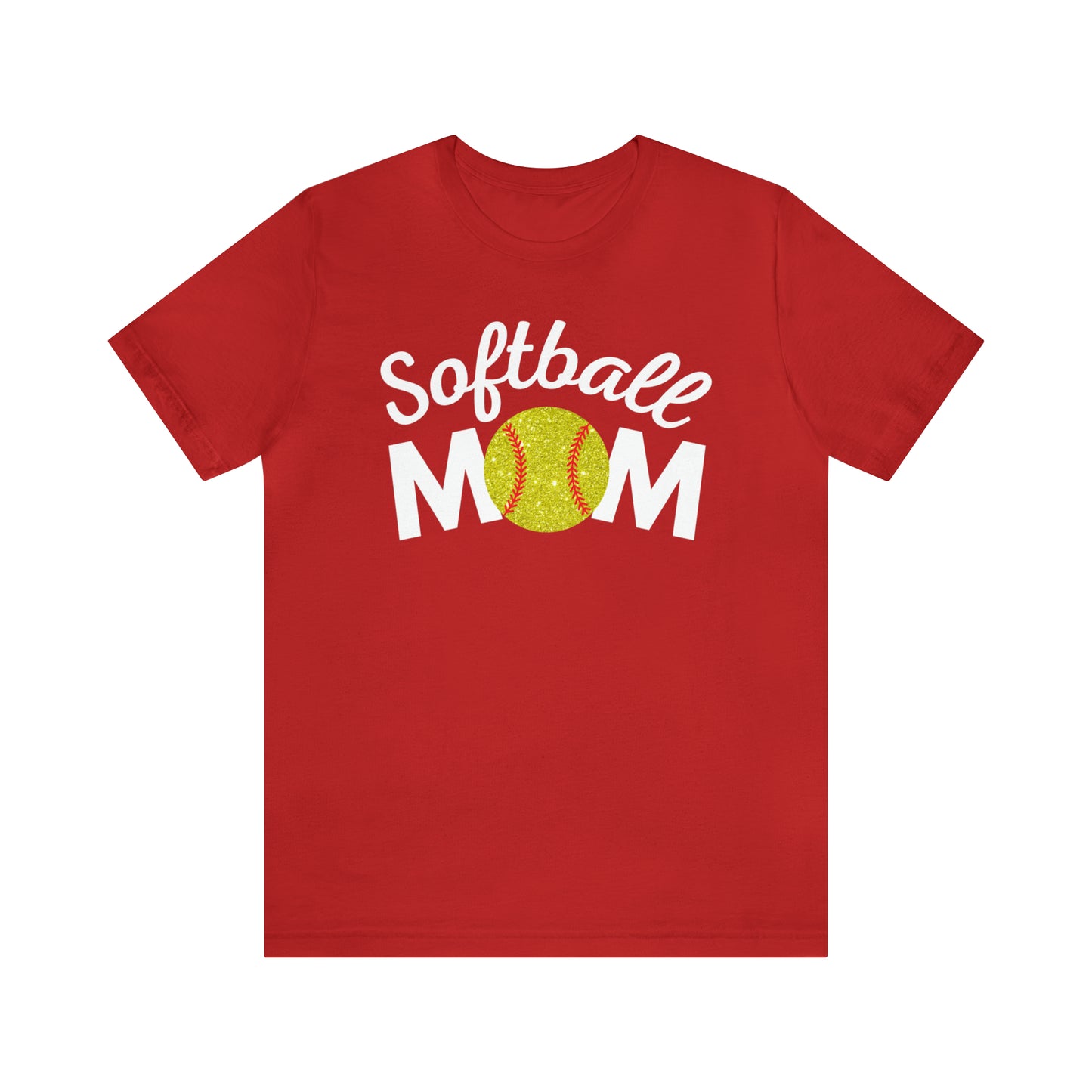 Softball Mom Shimmer Short Sleeve Tee
