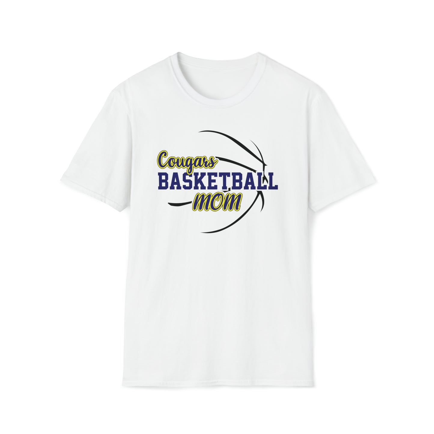 Cougars Basketball Mom Unisex Softstyle T-Shirt