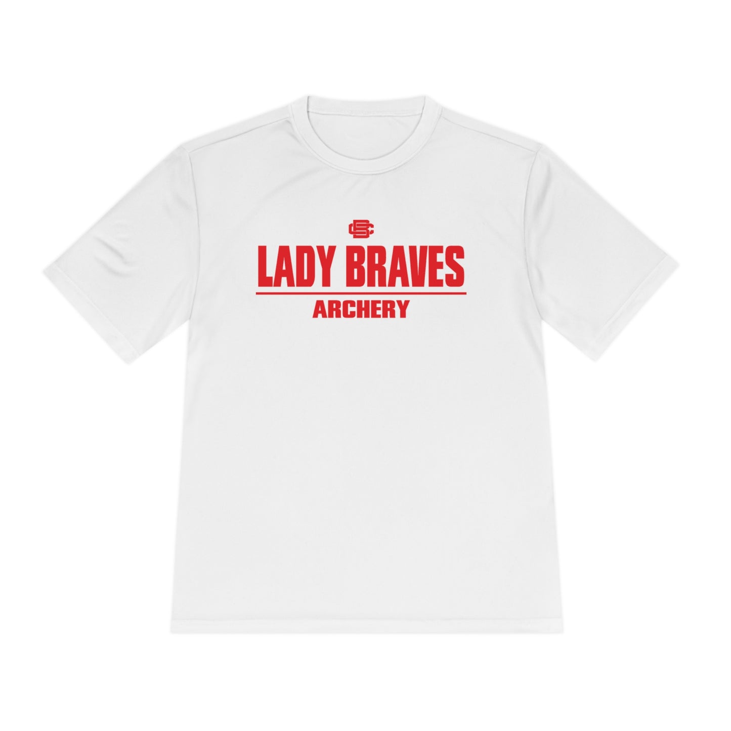 Lady Braves Basketball Moisture Wicking Tee
