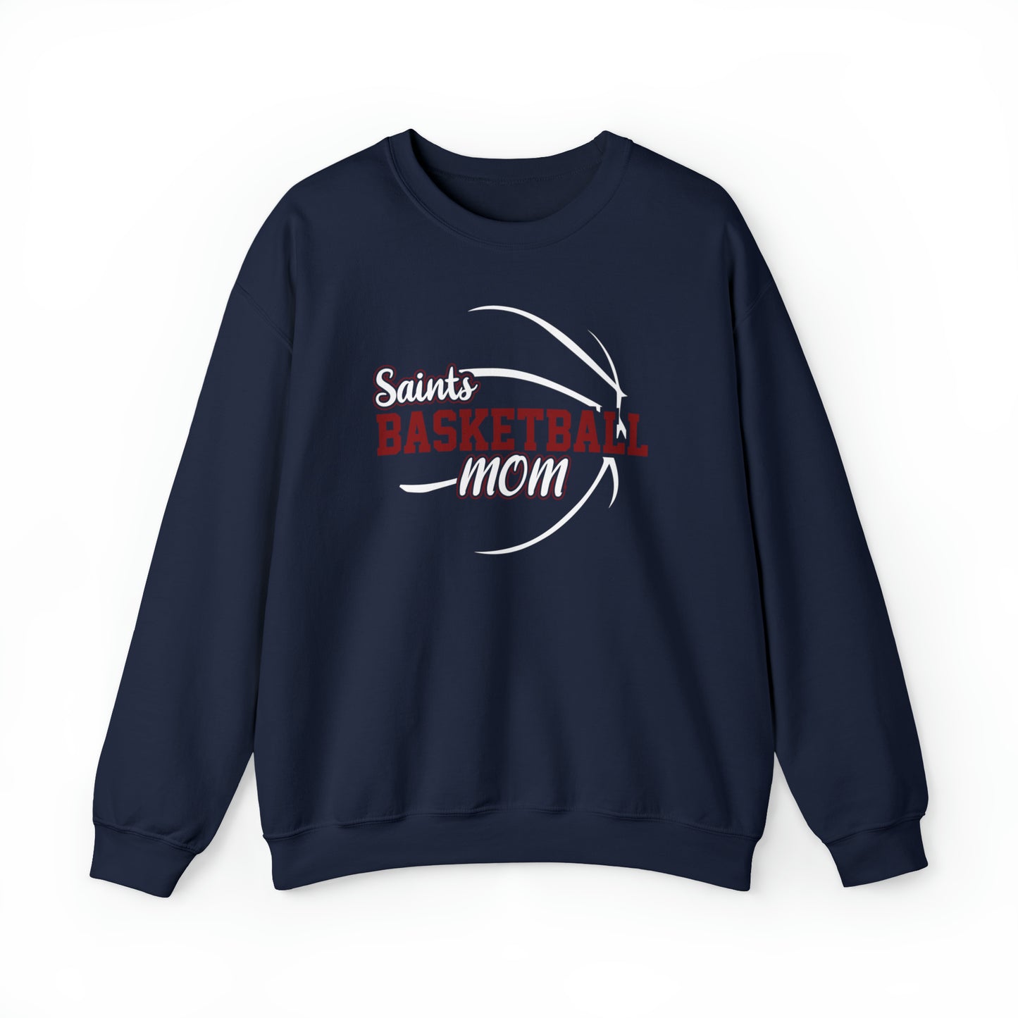 Saints Basketball Mom Unisex Heavy Blend™ Crewneck Sweatshirt
