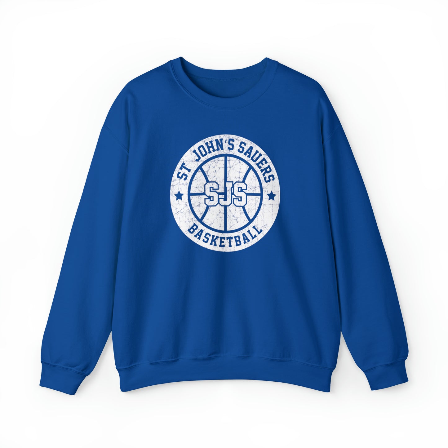 Vintage St. John's Sauers Basketball Unisex Heavy Blend™ Crewneck Sweatshirt
