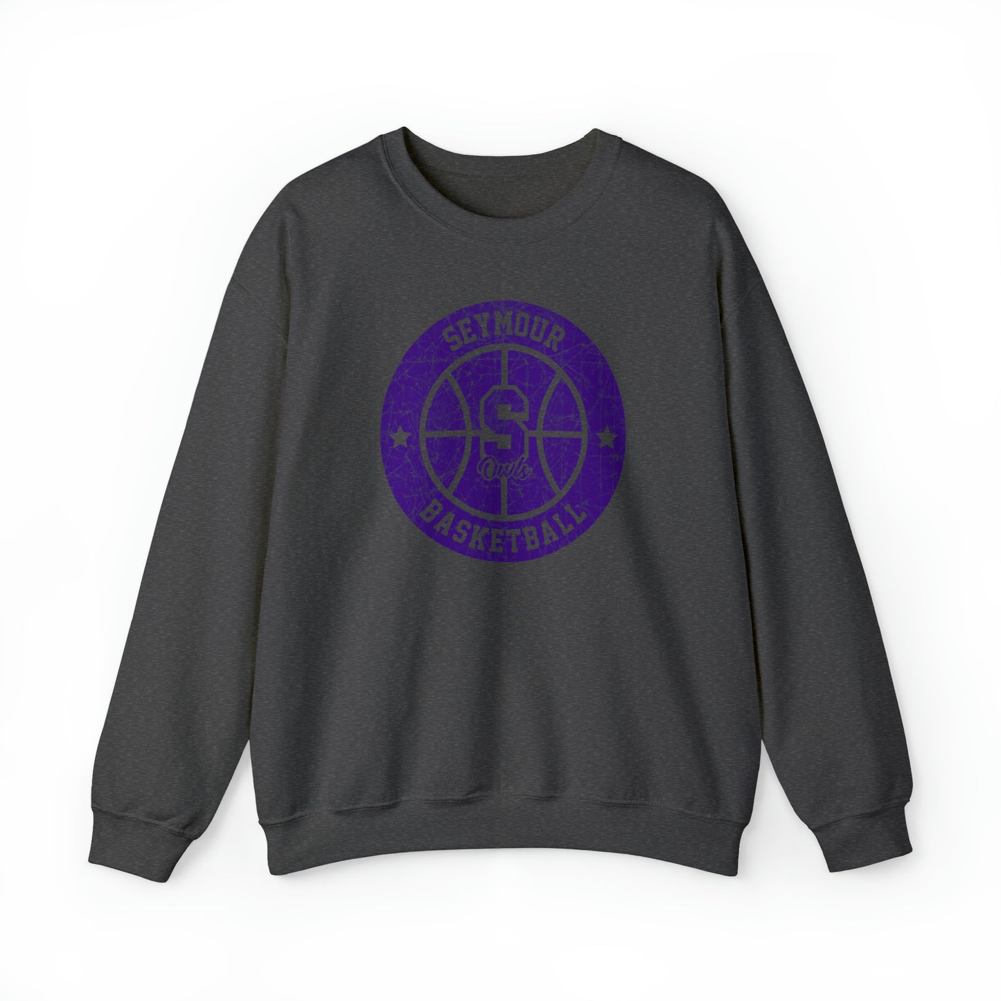 Vintage Seymour Basketball Unisex Heavy Blend™ Crewneck Sweatshirt