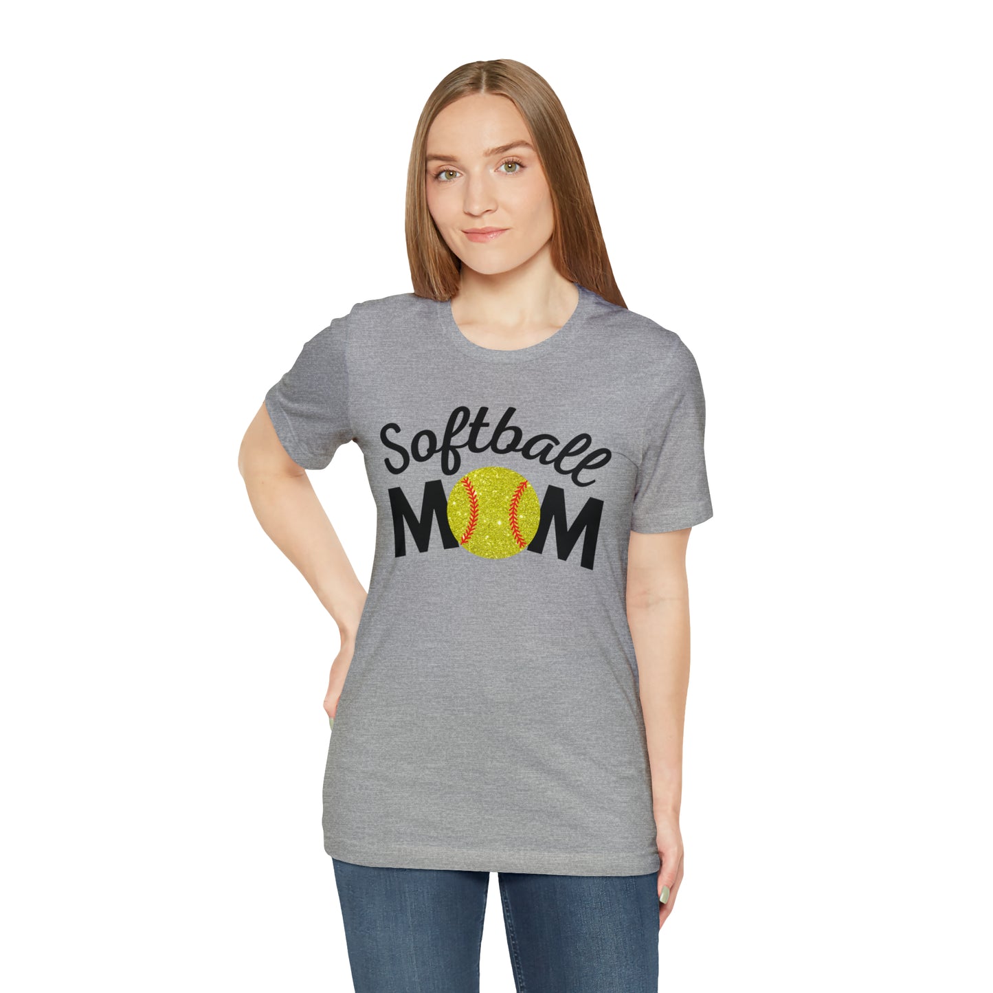 Softball Mom Shimmer Short Sleeve Tee