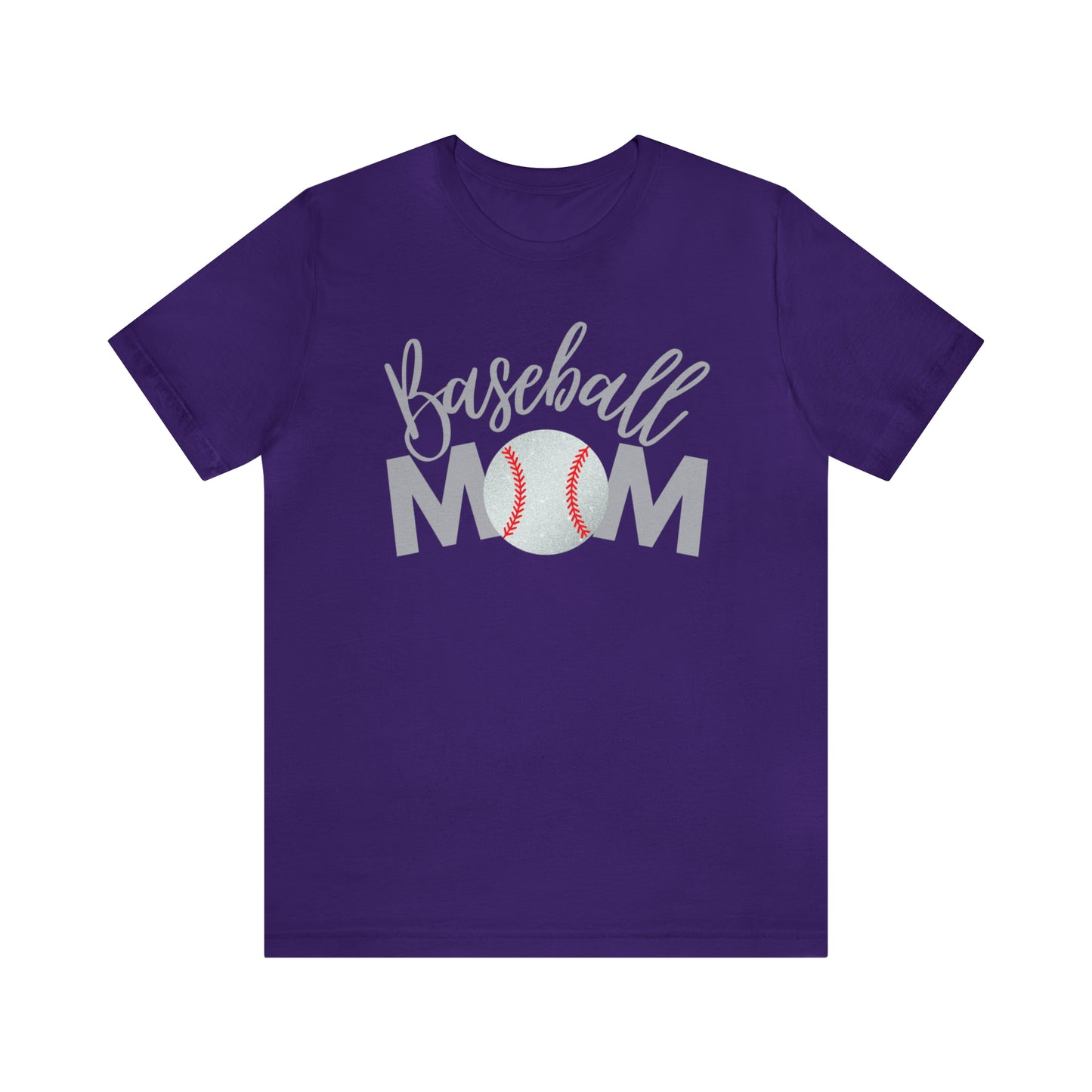 Baseball Mom Shimmer Short Sleeve Tee