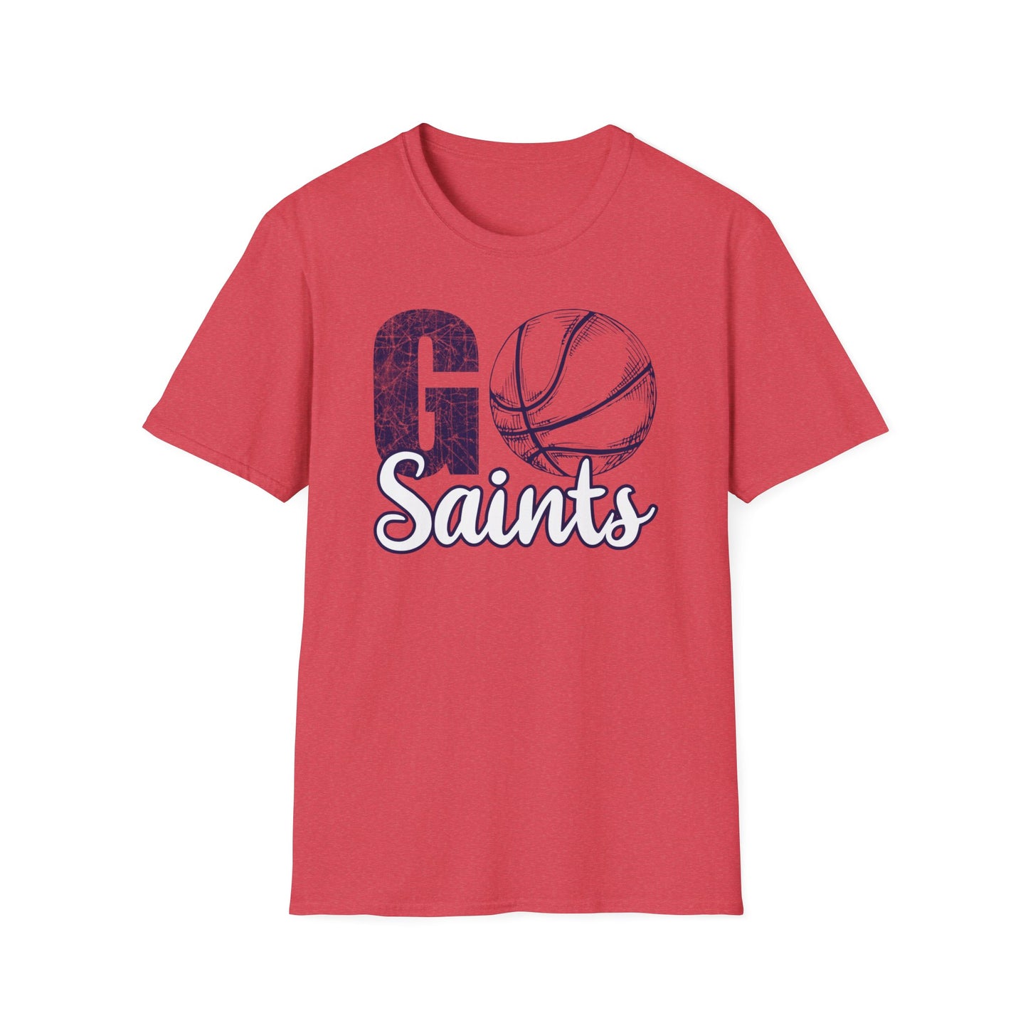 Go Saints Basketball Unisex Softstyle T-Shirt