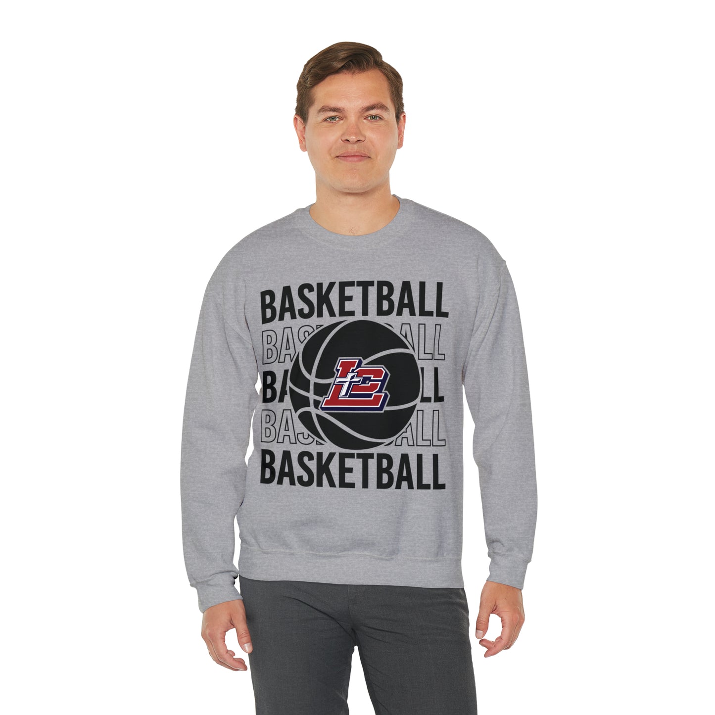 LC Saints Basketball Crewneck Sweatshirt