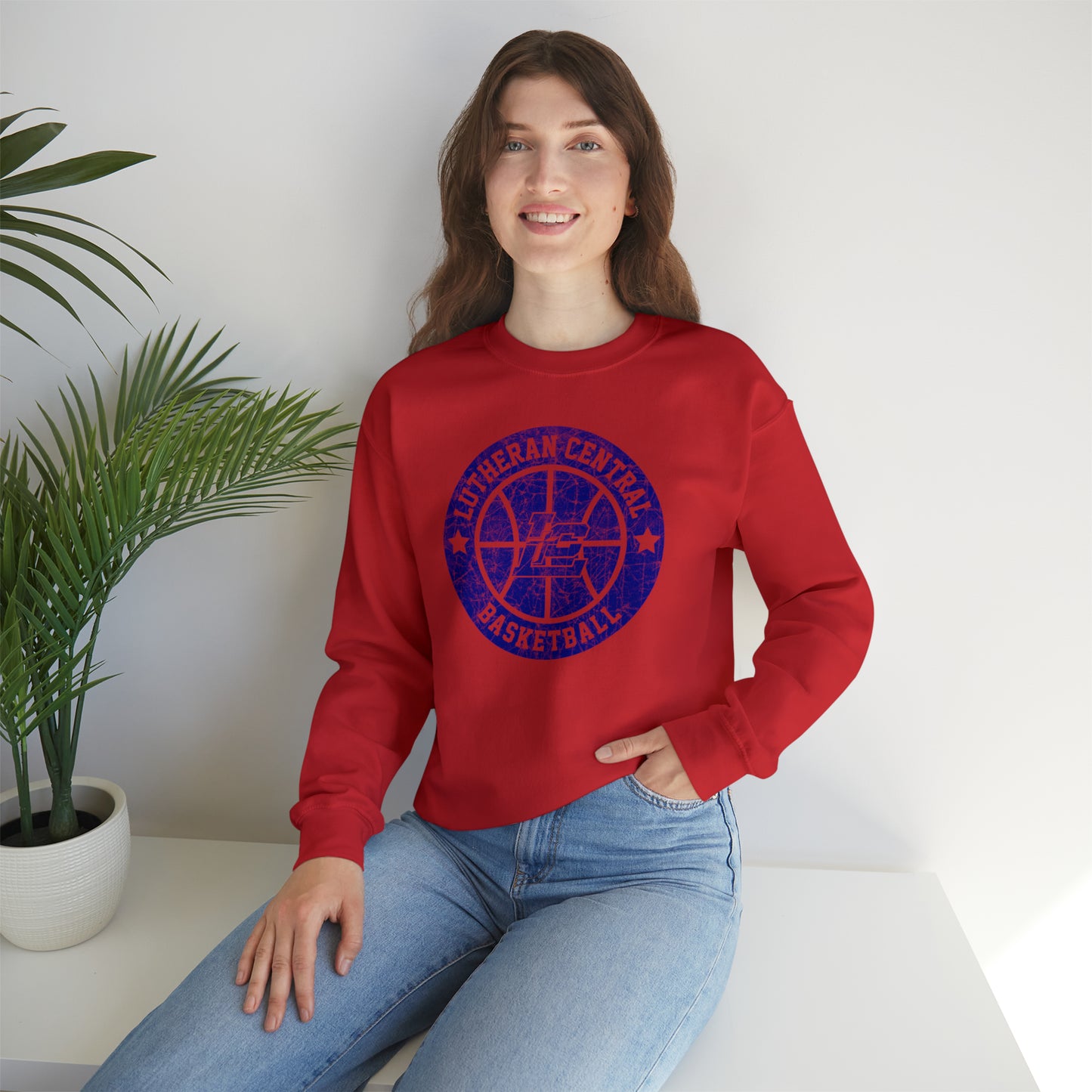 Vintage LC Saints Unisex Heavy Blend™ Crewneck Sweatshirt