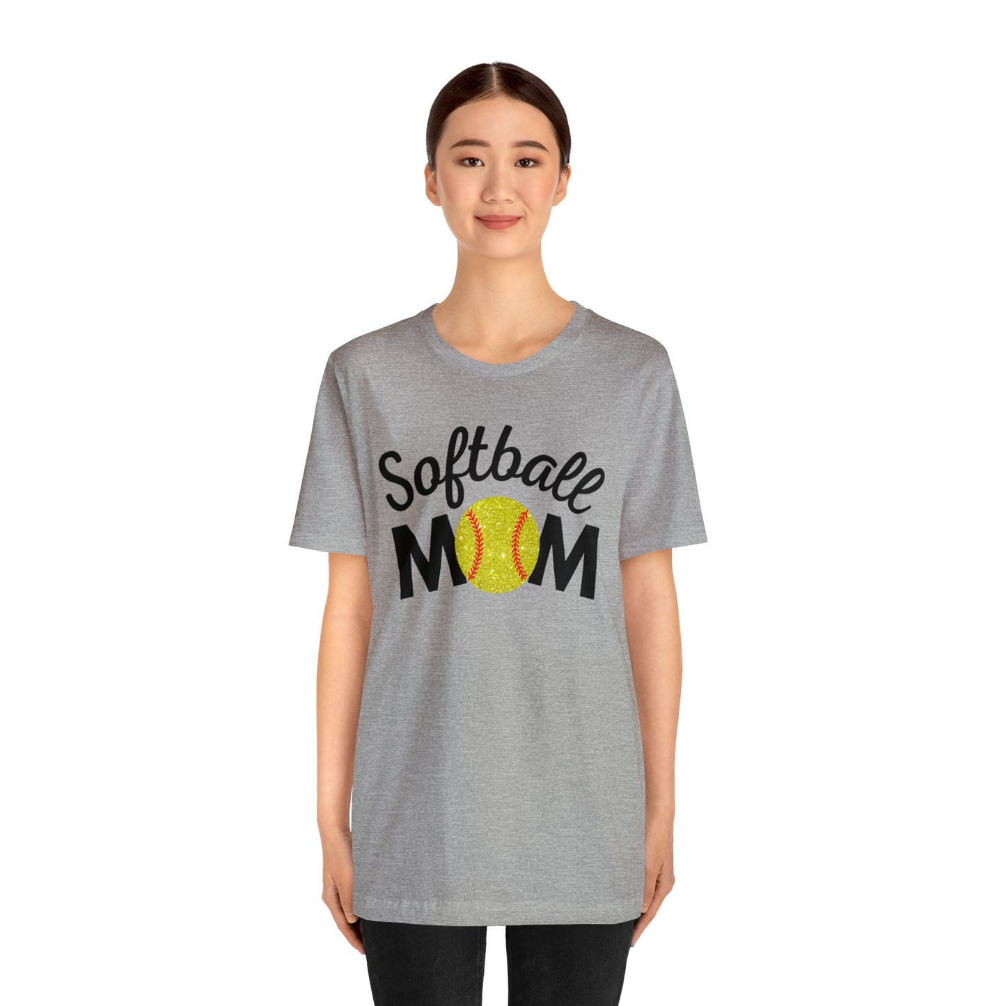 Softball Mom Shimmer Short Sleeve Tee