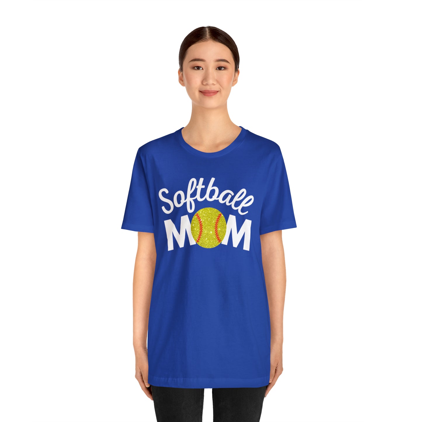 Softball Mom Shimmer Short Sleeve Tee
