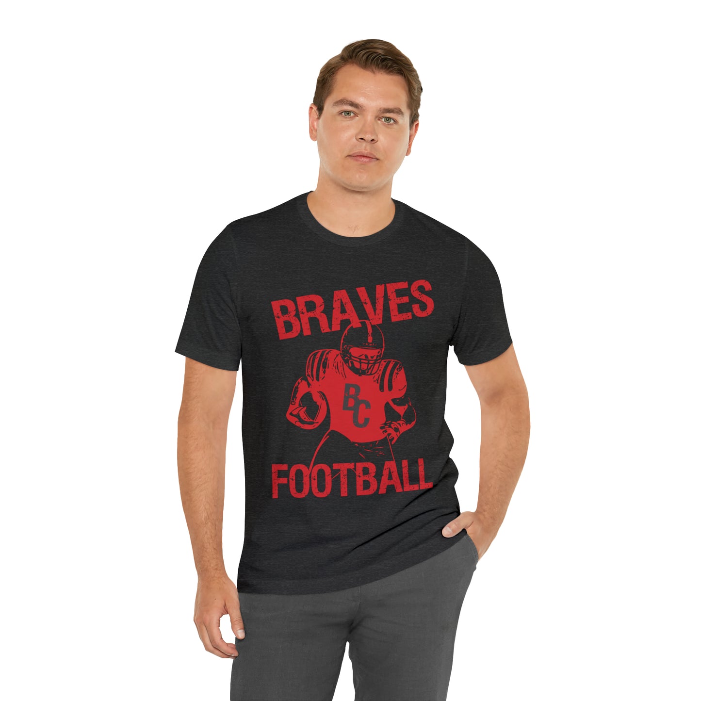 Vintage Braves Football Short Sleeve Tee