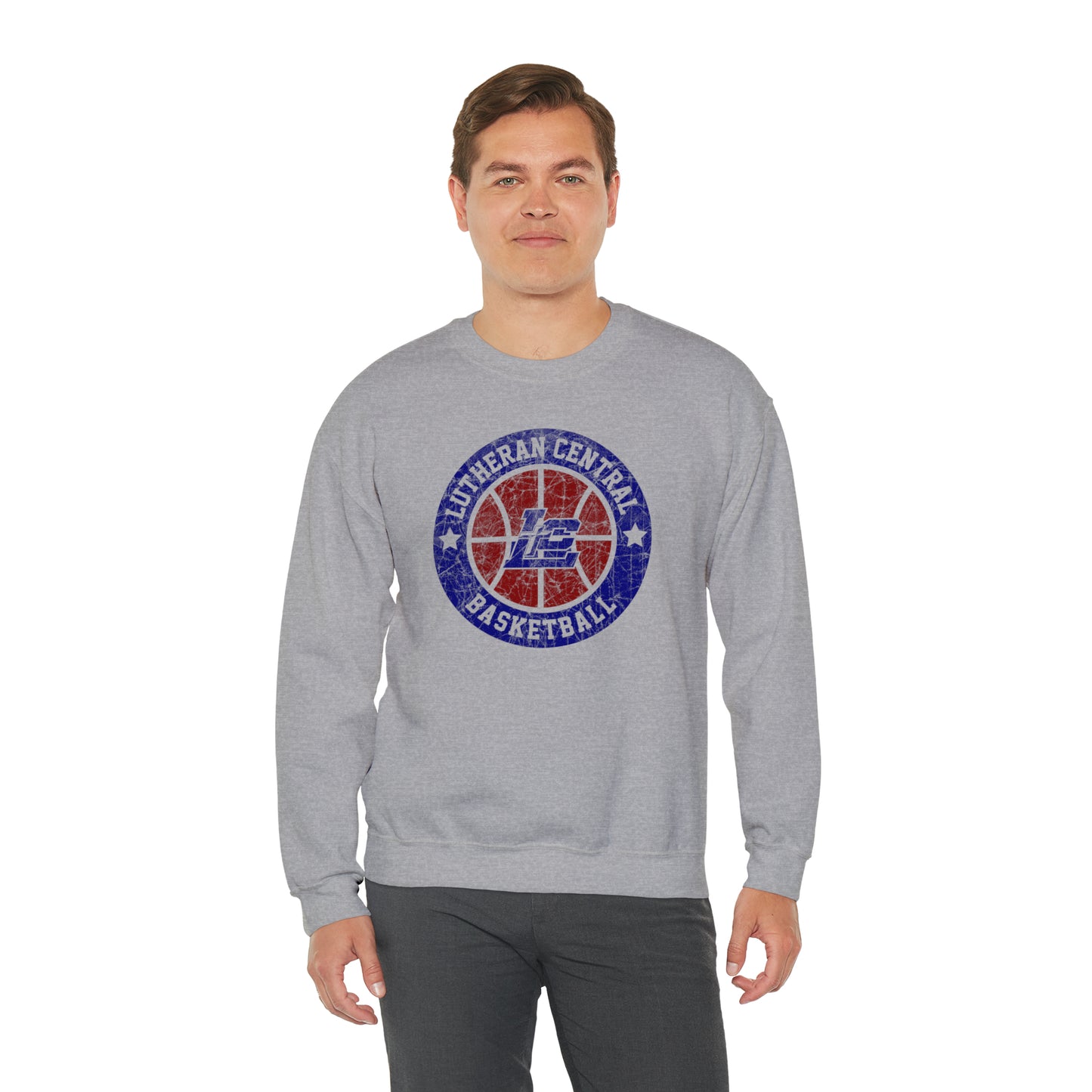 Vintage LC Saints Unisex Heavy Blend™ Crewneck Sweatshirt