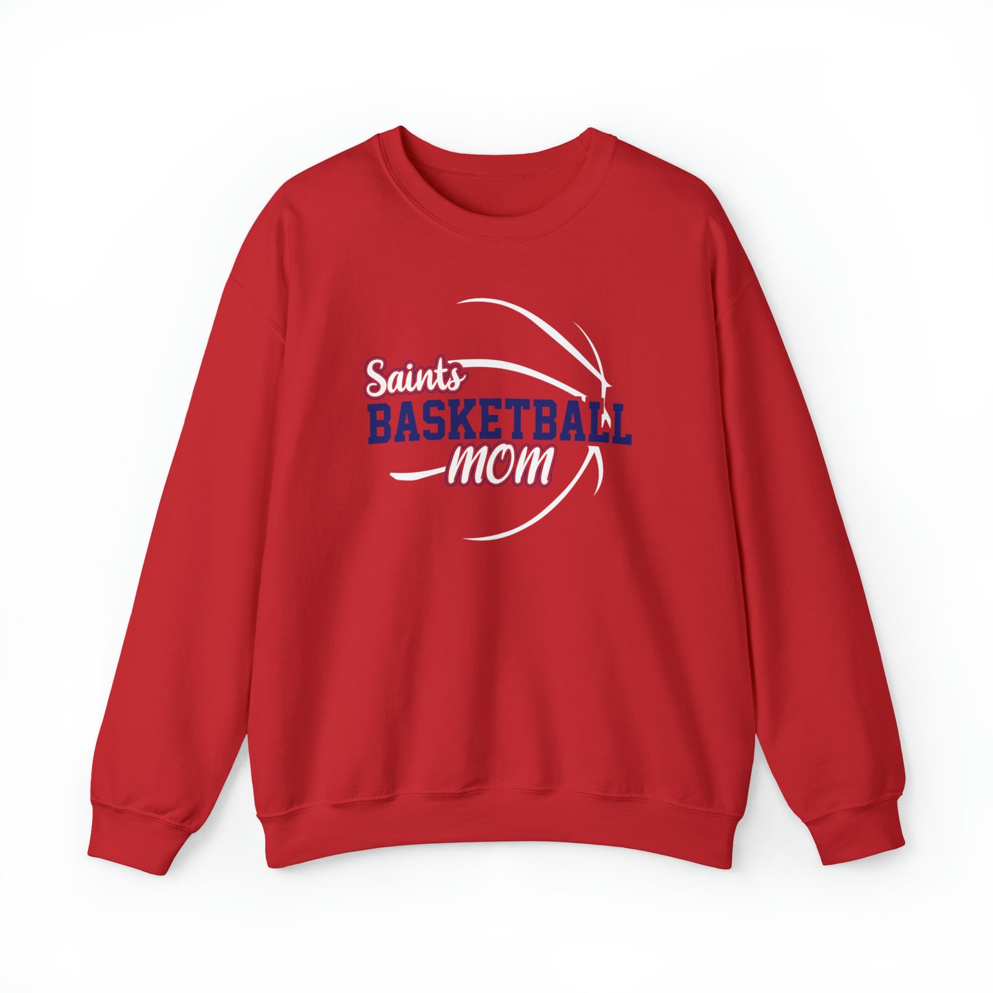 Saints Basketball Mom Unisex Heavy Blend™ Crewneck Sweatshirt