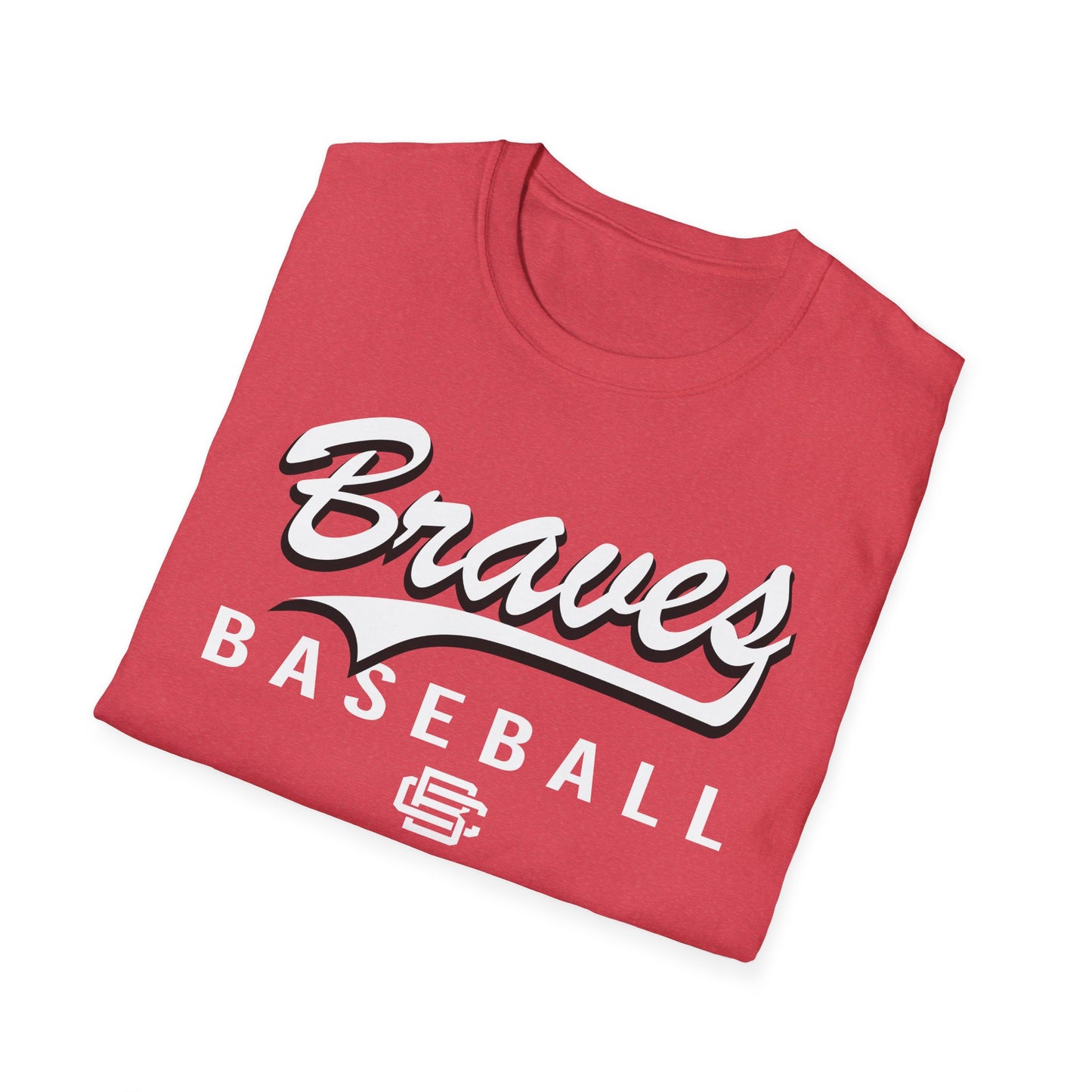 Braves Baseball Swoosh Unisex Softstyle T-Shirt