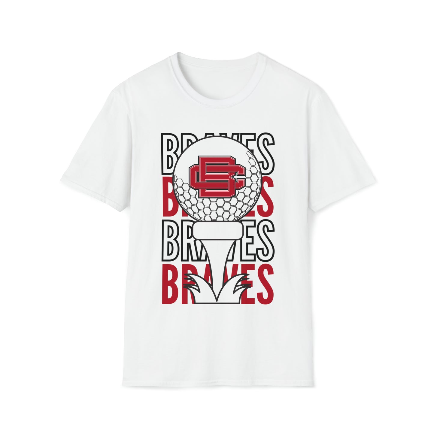 Braves Golf Softstyle Short Sleeve Tee