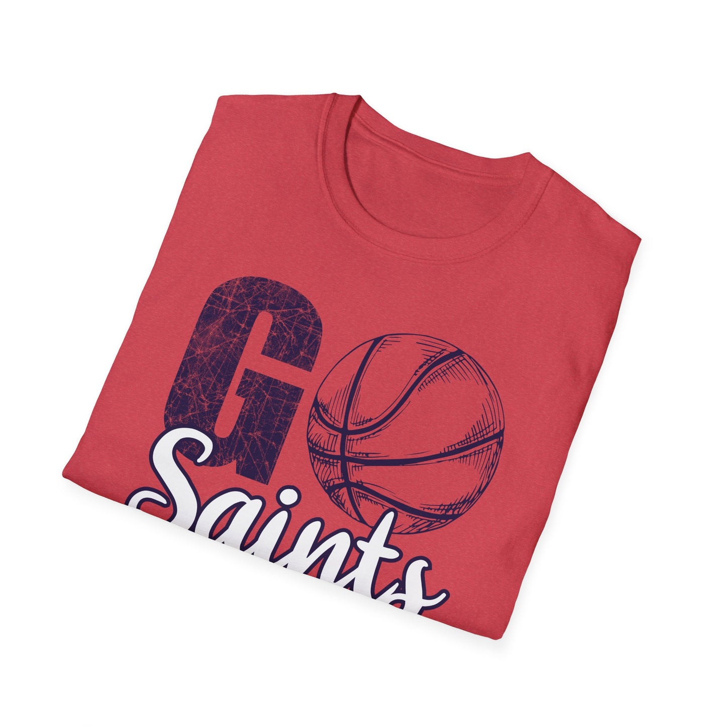 Go Saints Basketball Unisex Softstyle T-Shirt