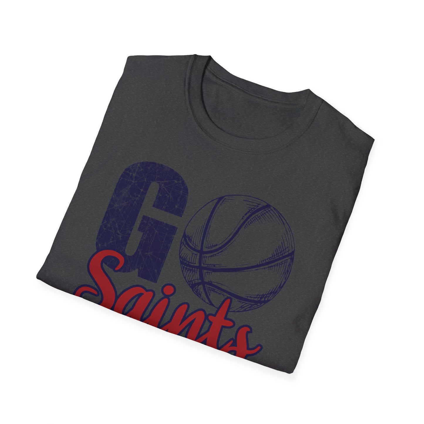 Go Saints Basketball Unisex Softstyle T-Shirt