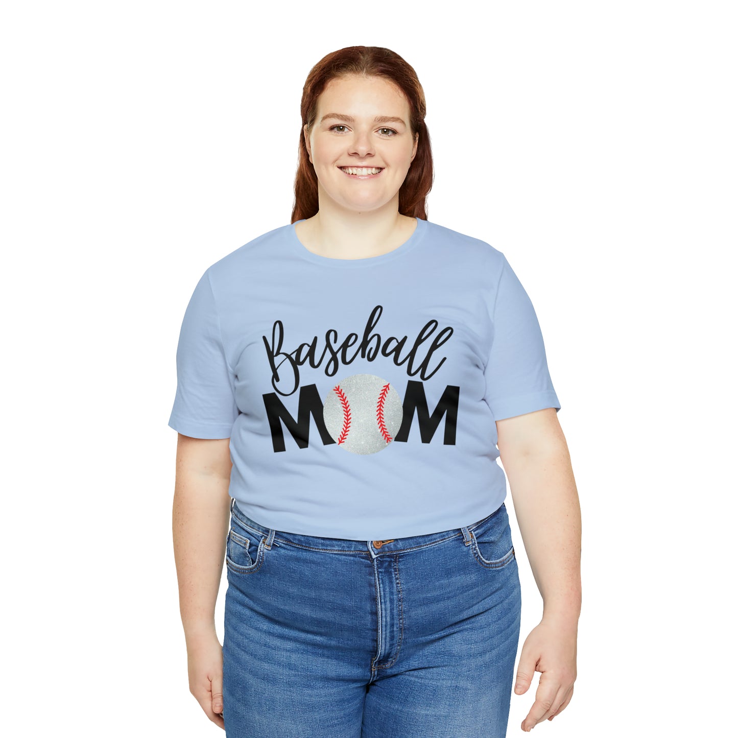 Baseball Mom Shimmer Short Sleeve Tee