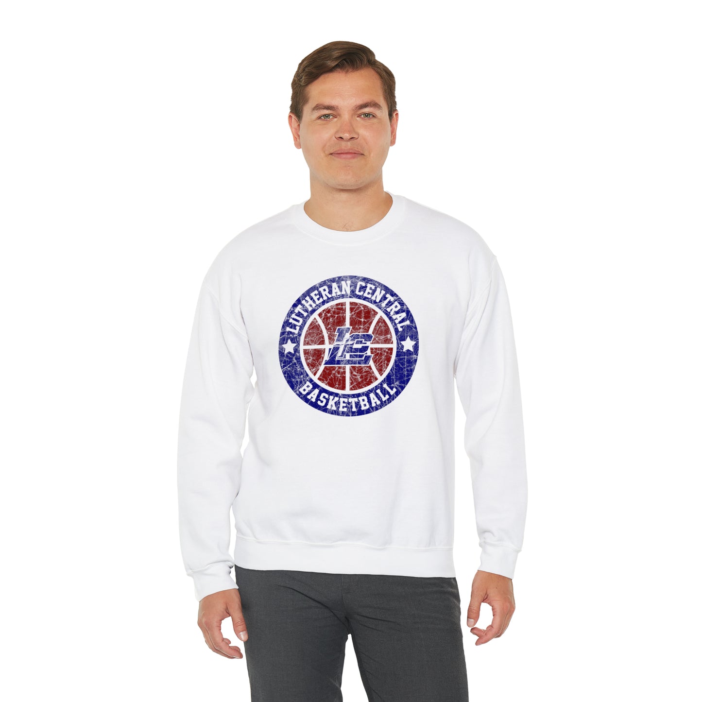 Vintage LC Saints Unisex Heavy Blend™ Crewneck Sweatshirt
