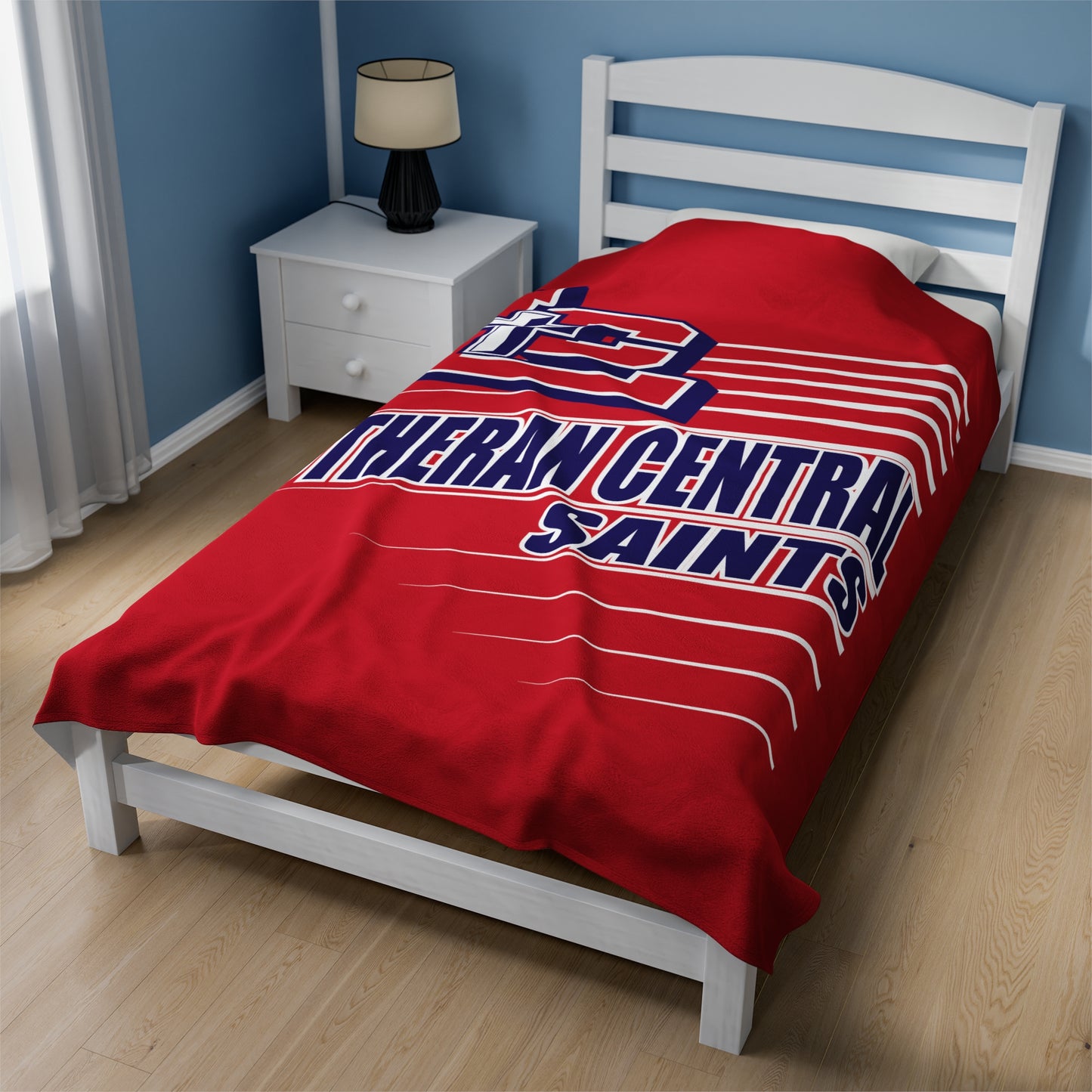 LC Saints - Velveteen Plush Blanket