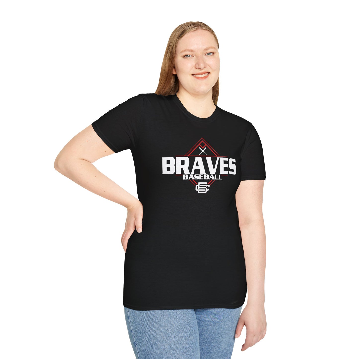 Braves Baseball Diamond Unisex Softstyle T-Shirt