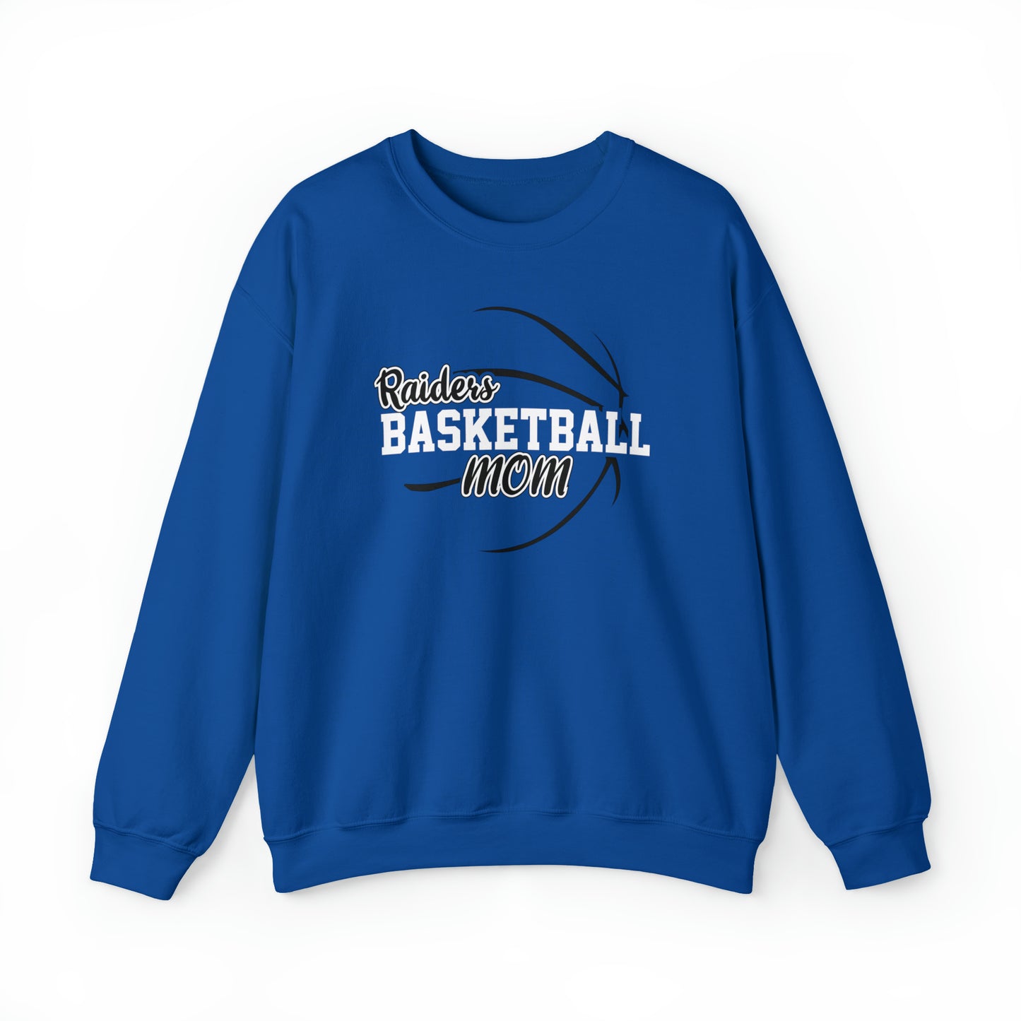 Raiders Basketball Mom Unisex Heavy Blend™ Crewneck Sweatshirt