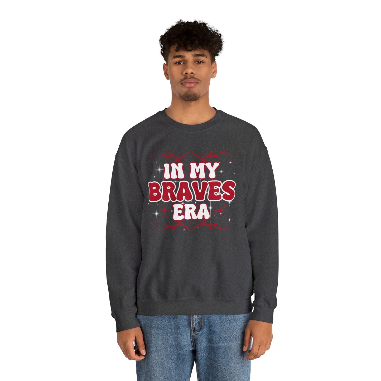 Braves Era Unisex Heavy Blend™ Crewneck Sweatshirt