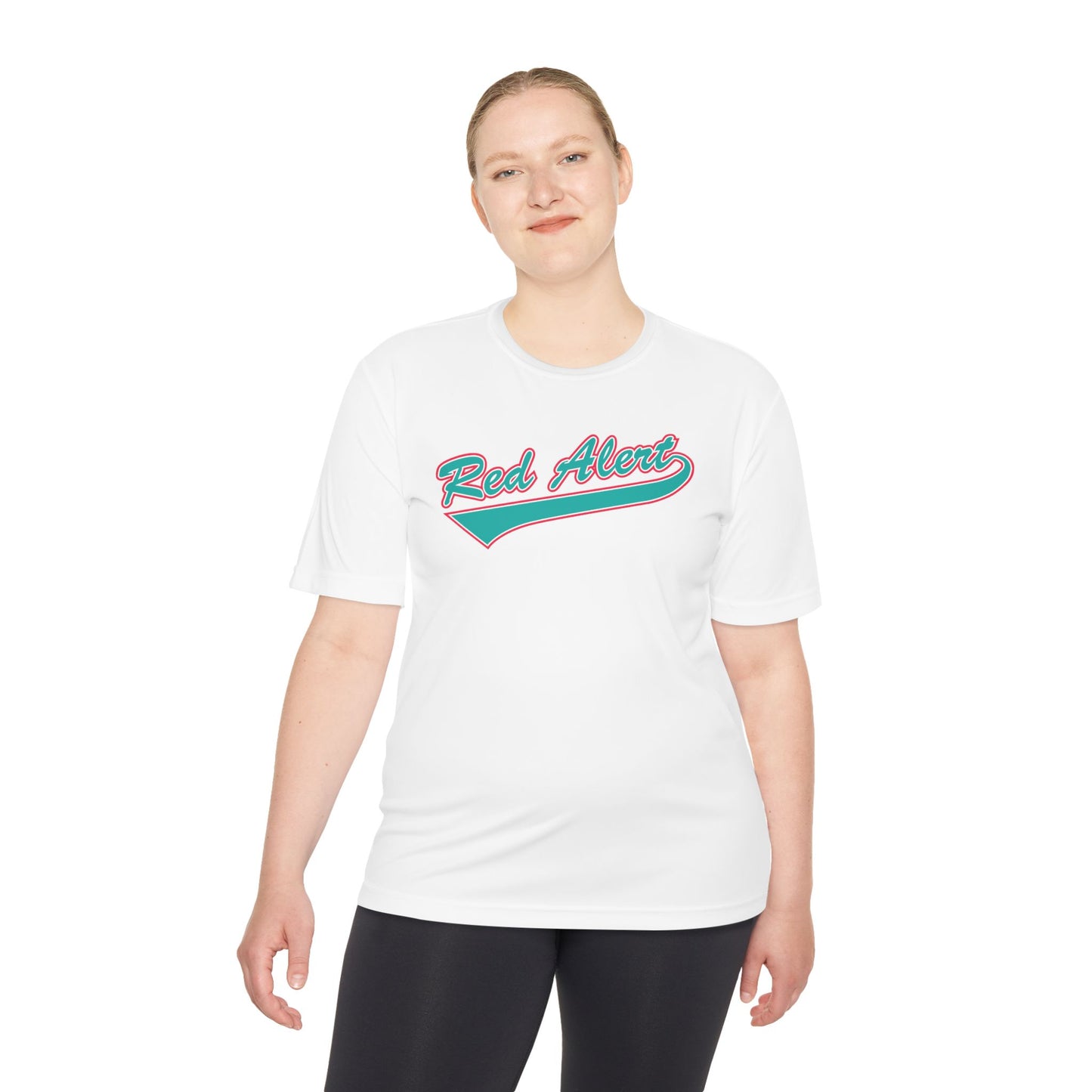Red Alert - Swoosh Unisex Moisture Wicking Tee