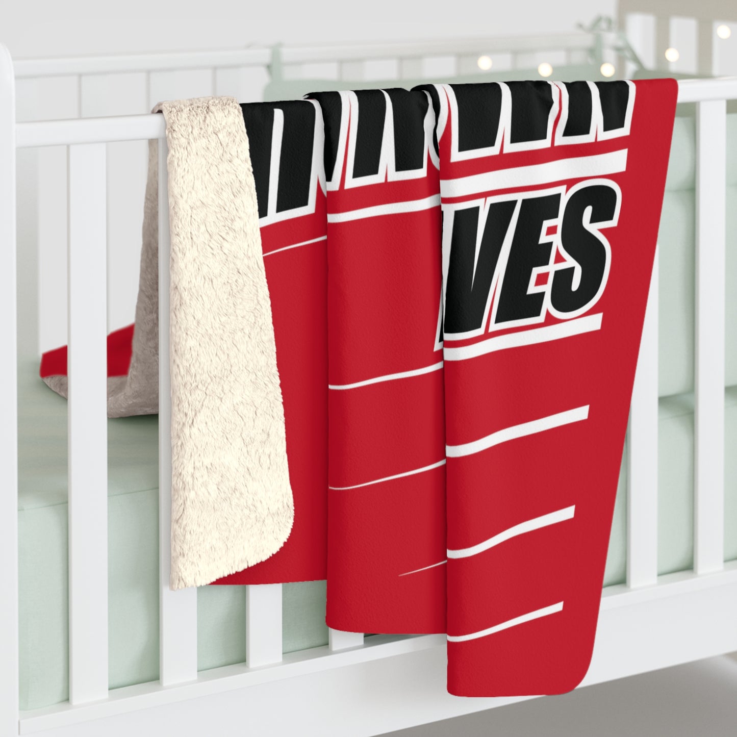 BRAVES - Sherpa Fleece Blanket