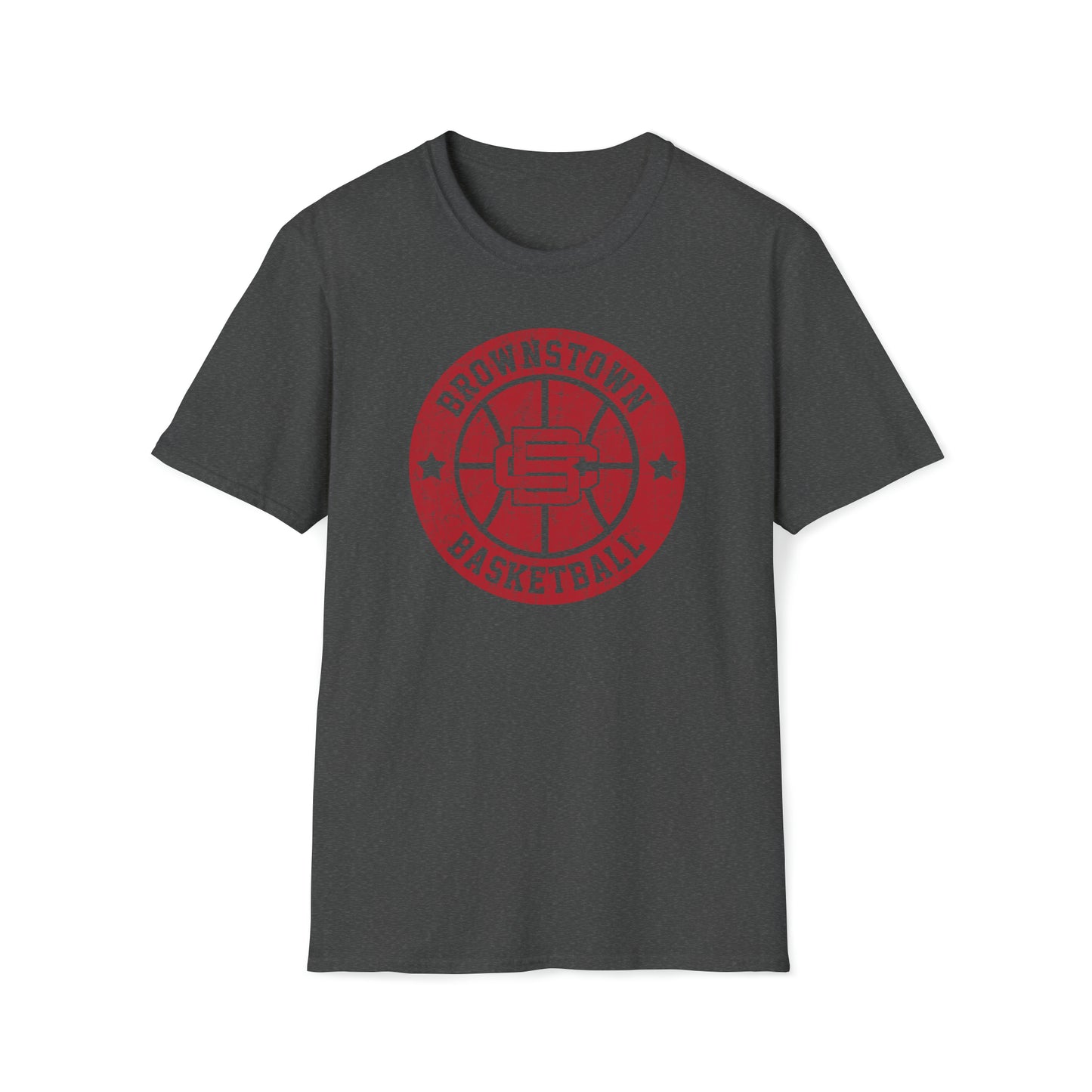 Vintage Brownstown Basketball Unisex Softstyle T-Shirt