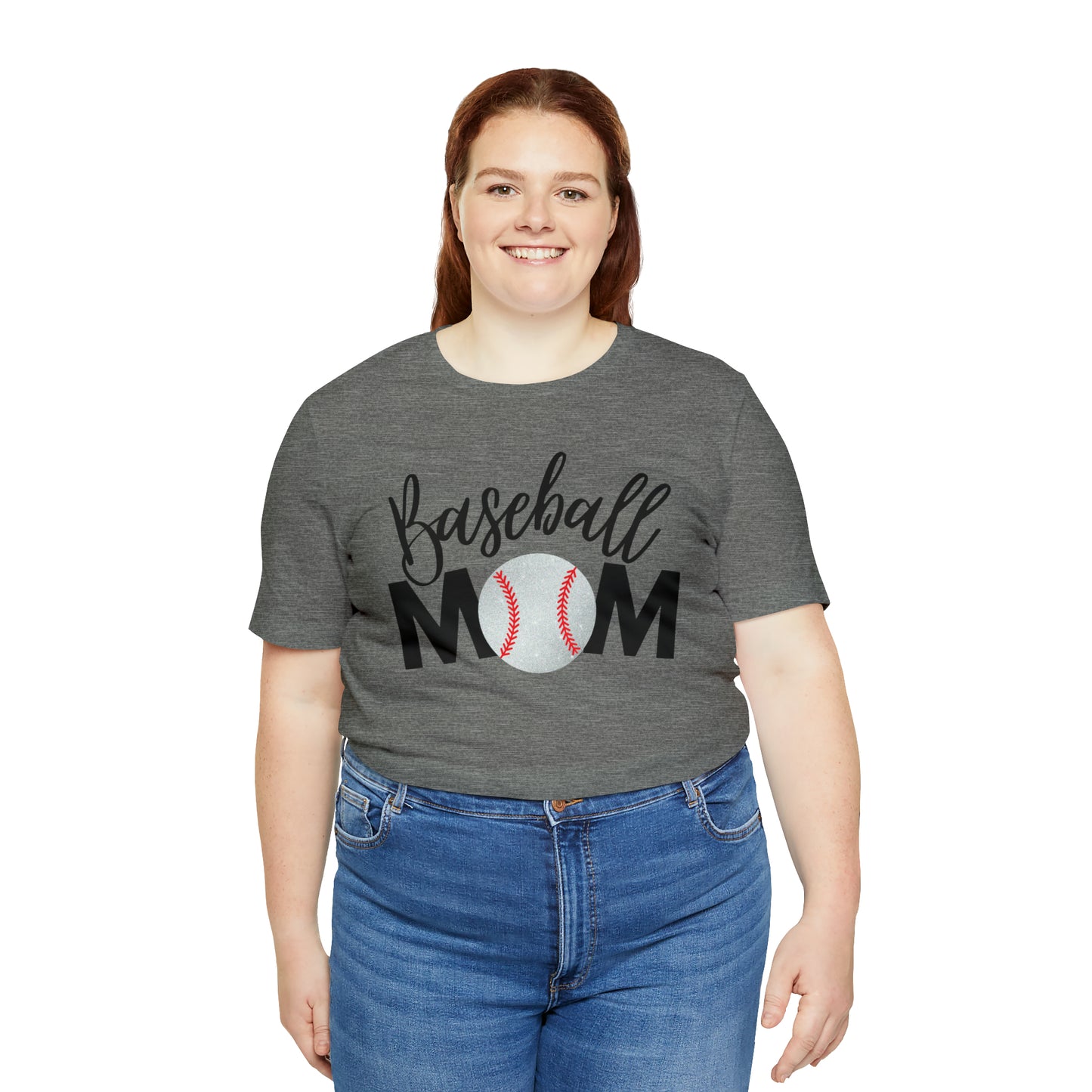 Baseball Mom Shimmer Short Sleeve Tee