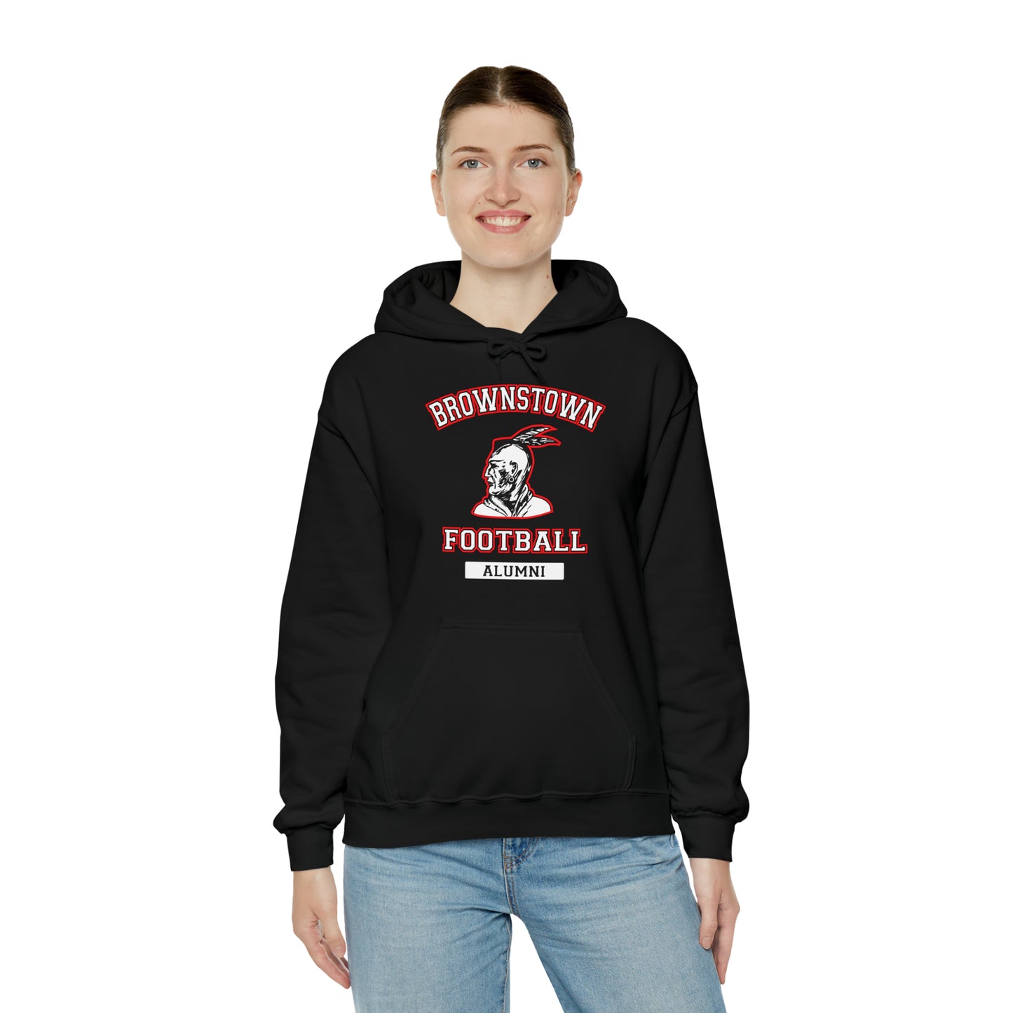 PERSONALIZED - Brownstown Football Alumni Unisex Heavy Blend™ Hooded Sweatshirt