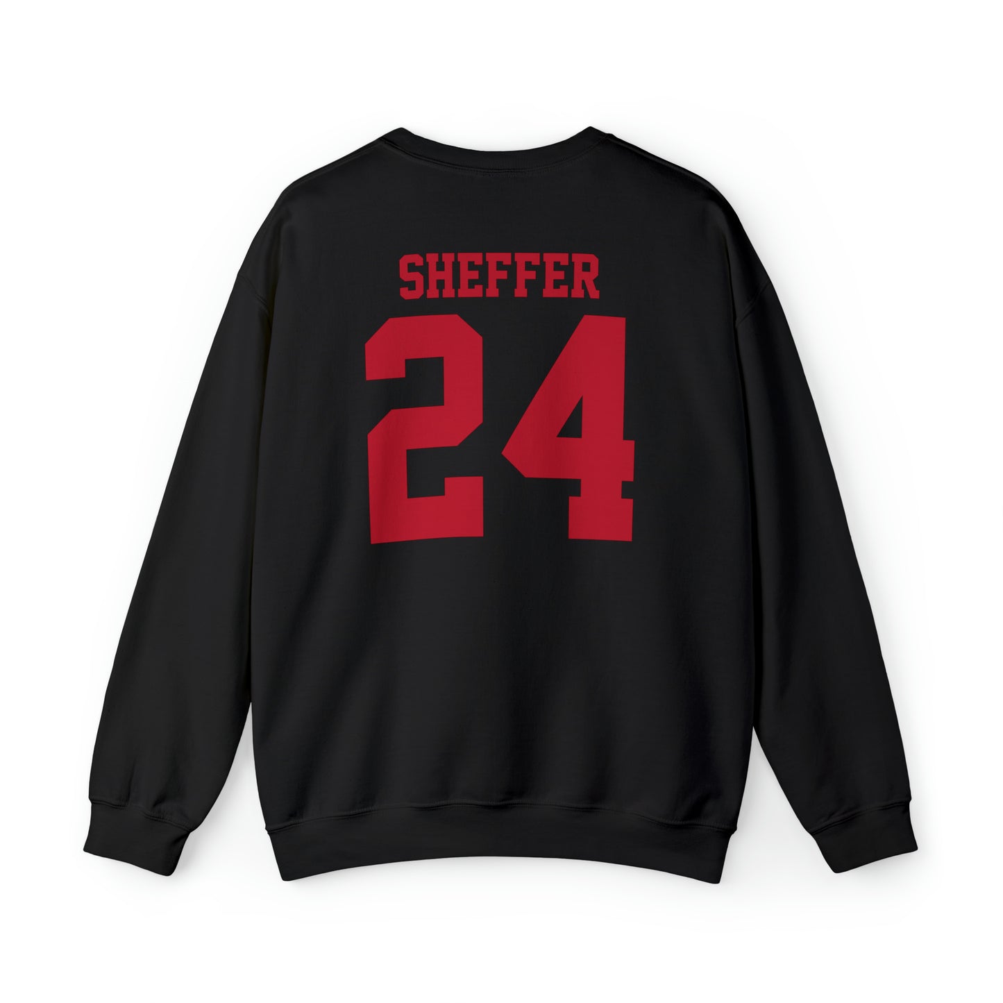 PERSONALIZED - Braves Basketball Mom Unisex Heavy Blend™ Crewneck Sweatshirt