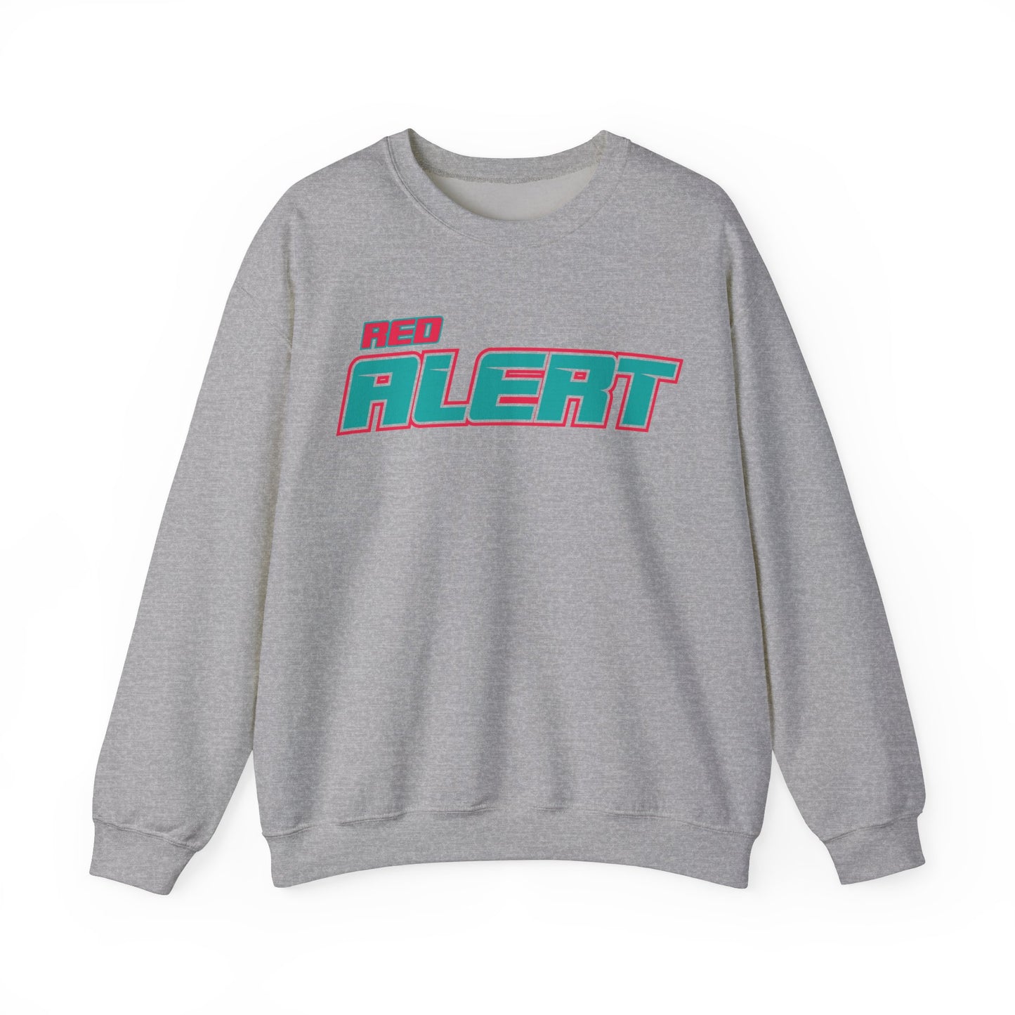 Red Alert Block Heavy Blend™ Crewneck Sweatshirt