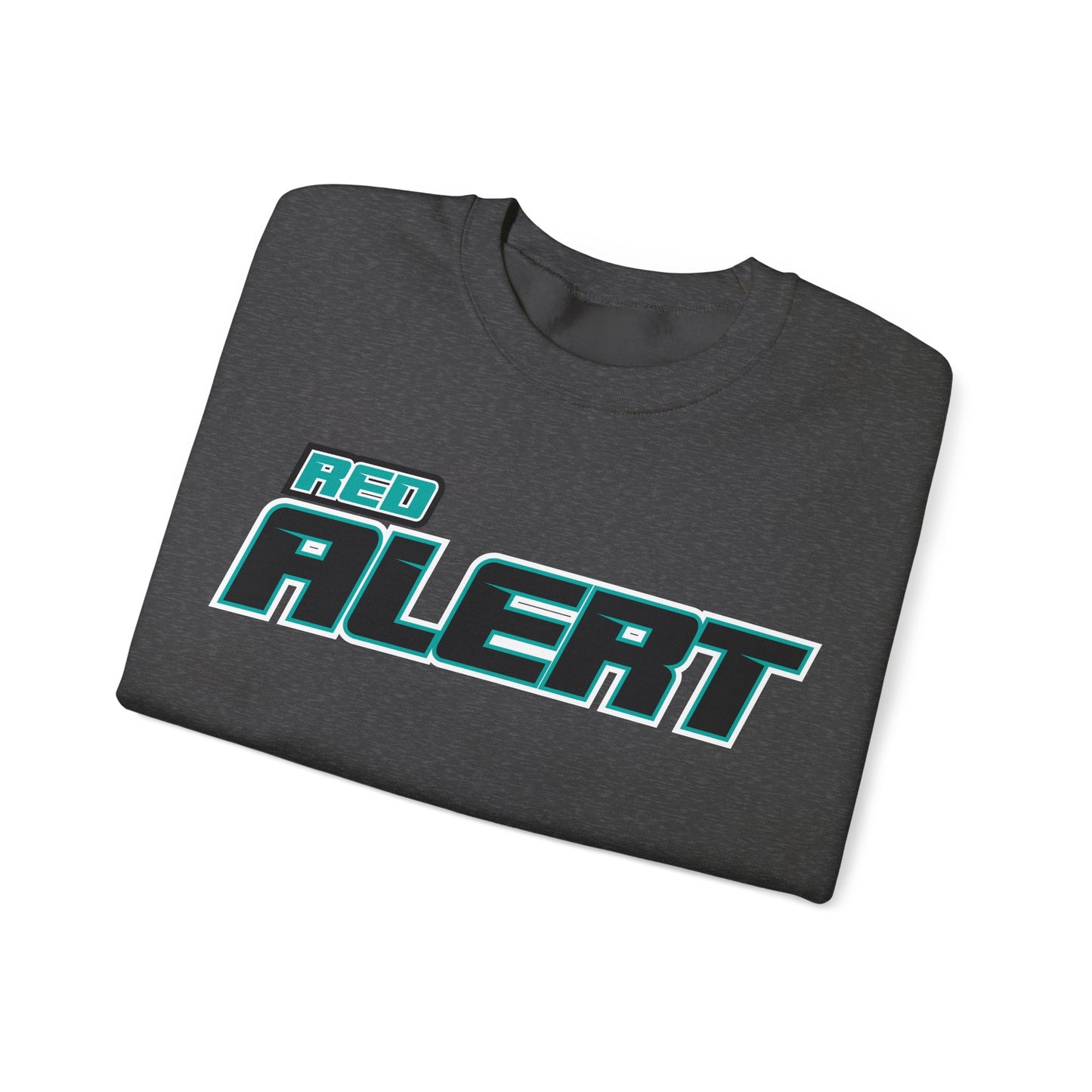 Red Alert Block Heavy Blend™ Crewneck Sweatshirt
